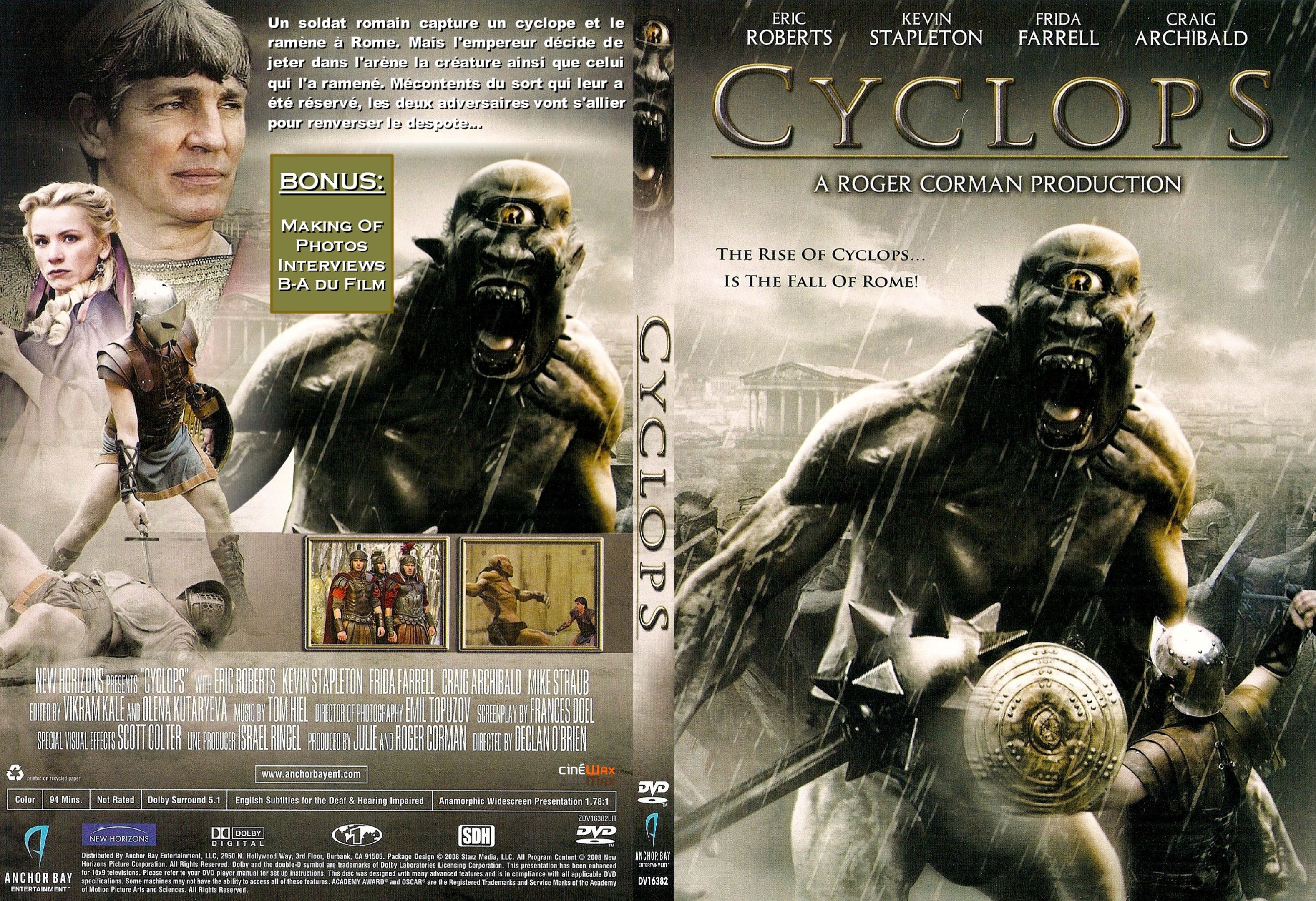 Jaquette DVD Cyclops custom - SLIM