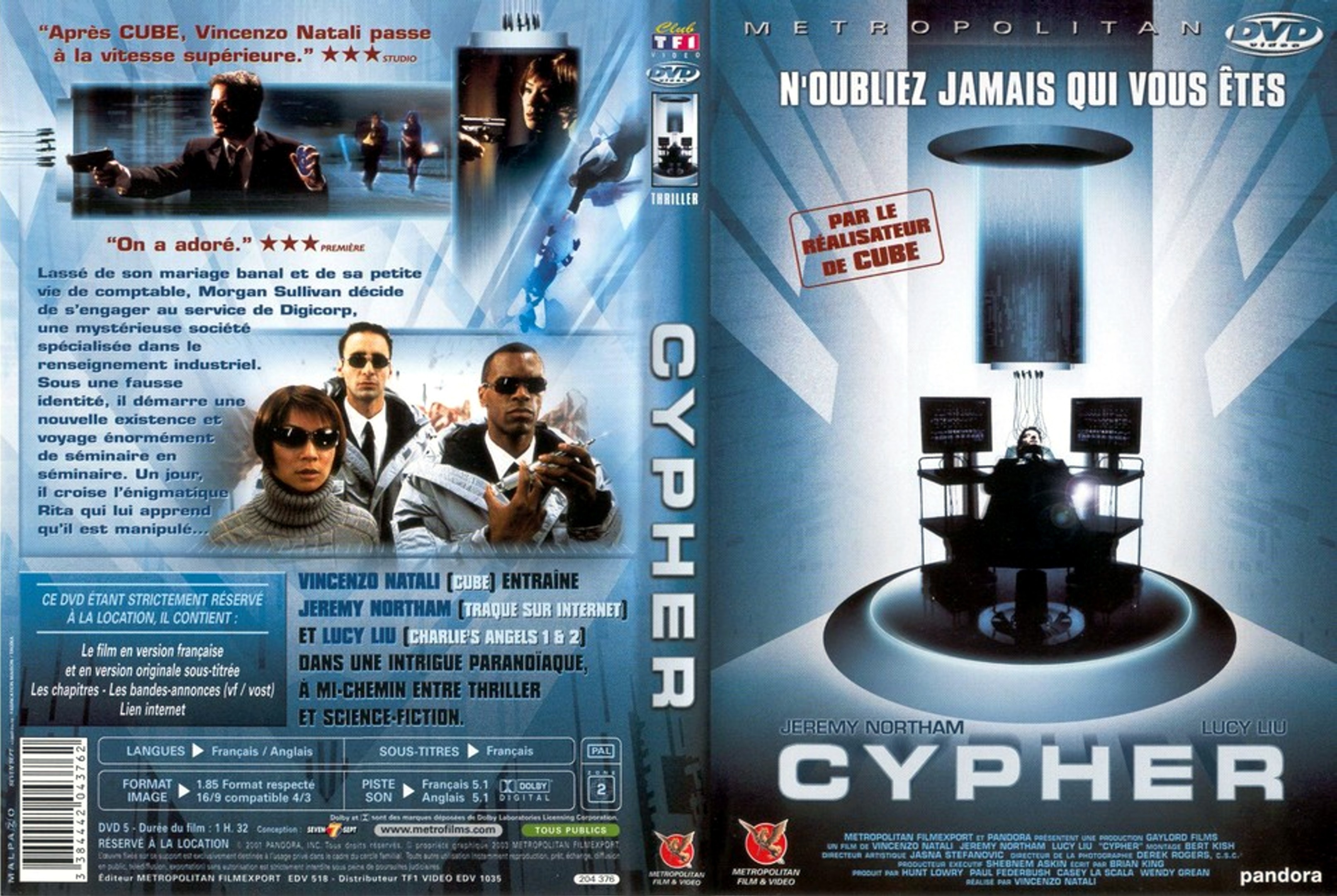 Jaquette DVD Cypher v2