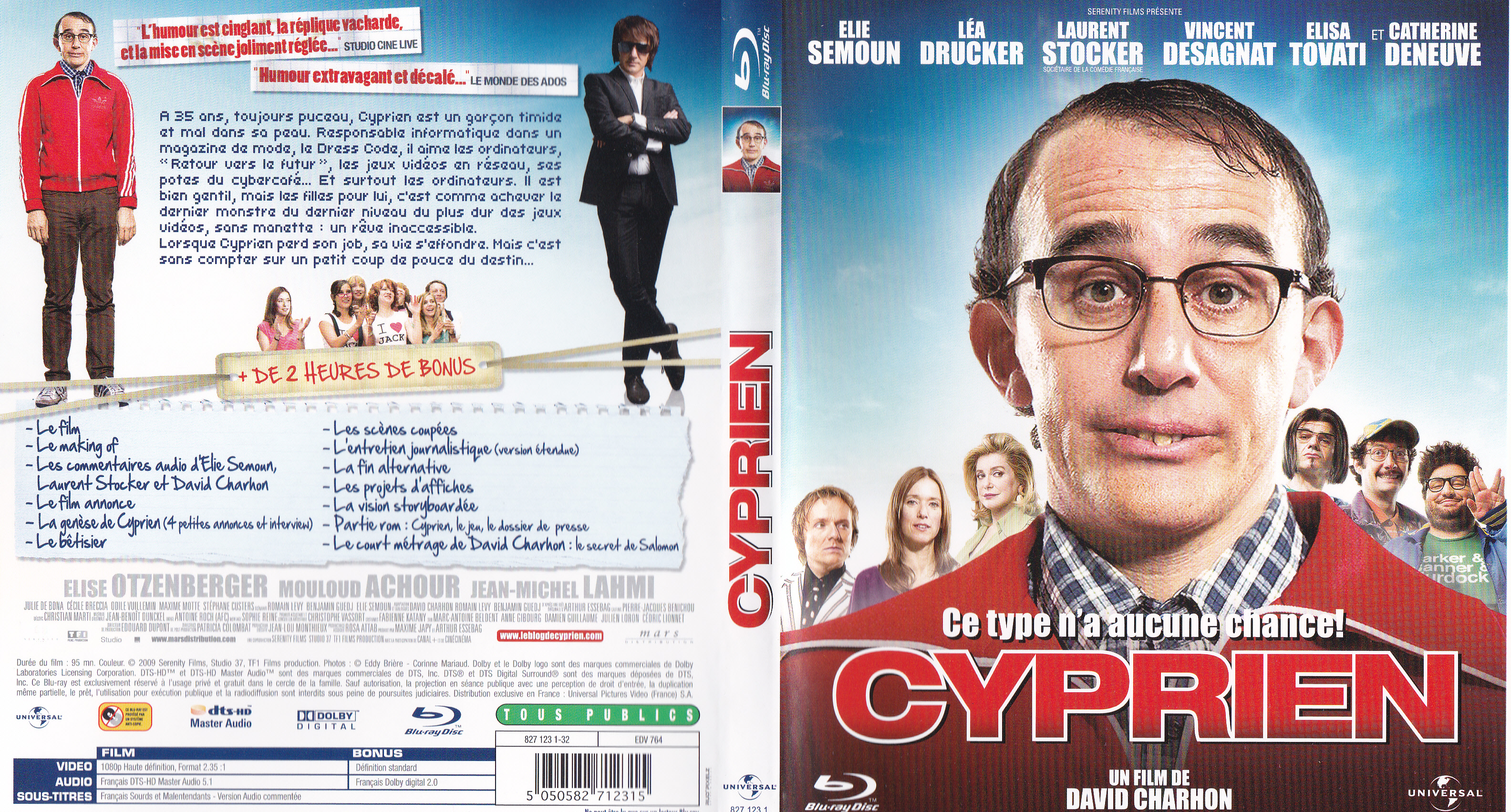 Jaquette DVD Cyprien (BLU-RAY)