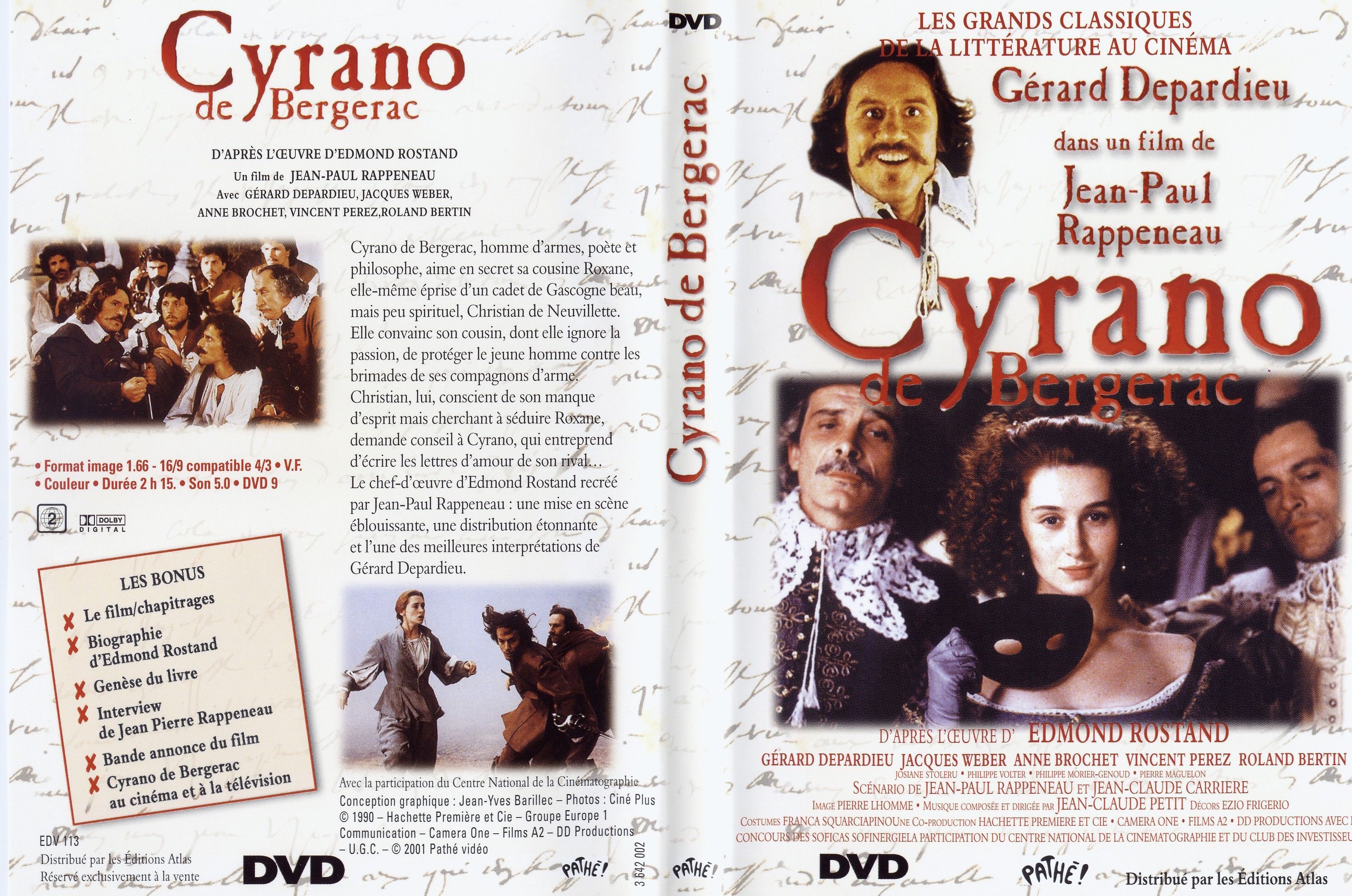 Jaquette DVD Cyrano de Bergerac