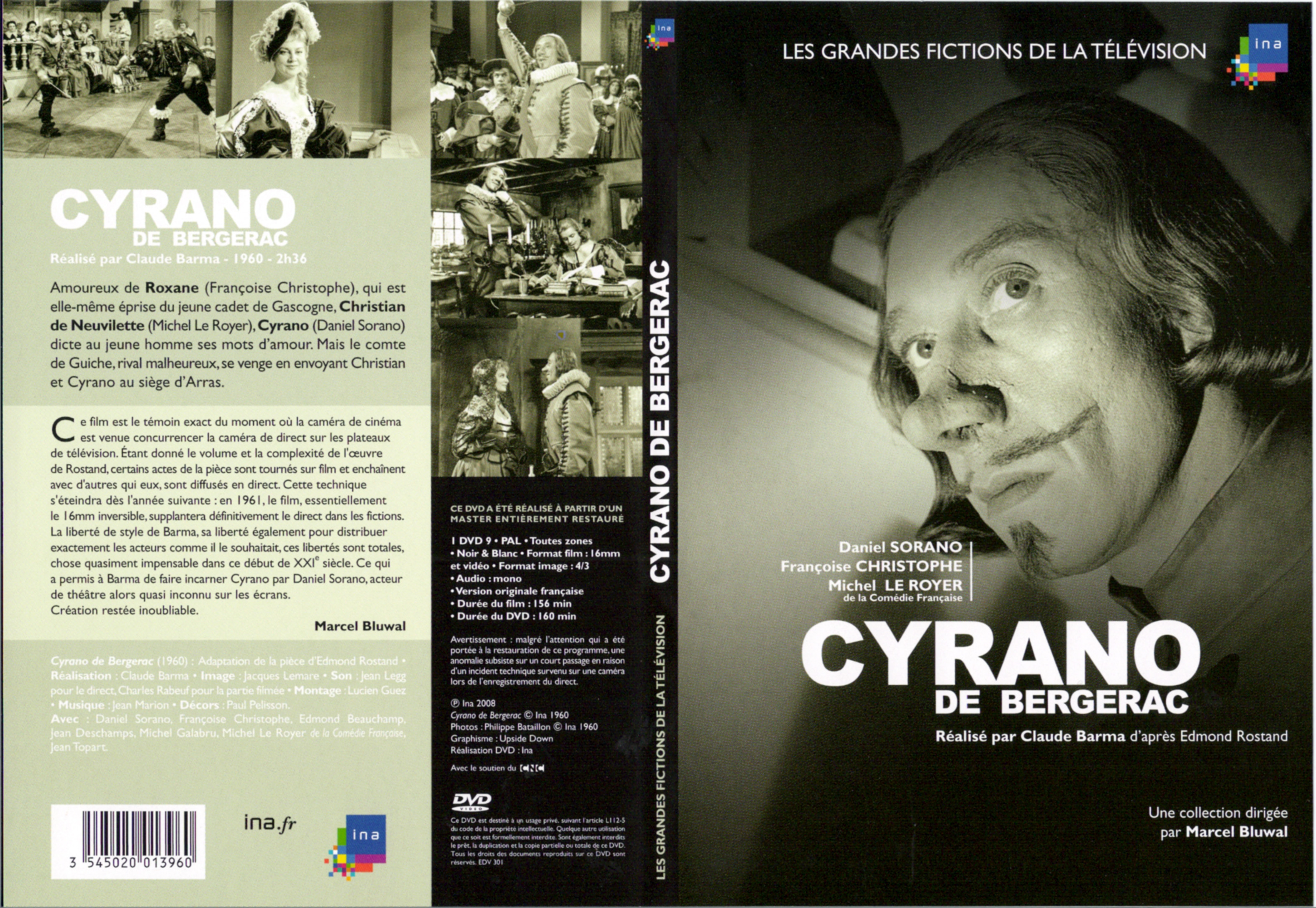 Jaquette DVD Cyrano de Bergerac (TV 1960)