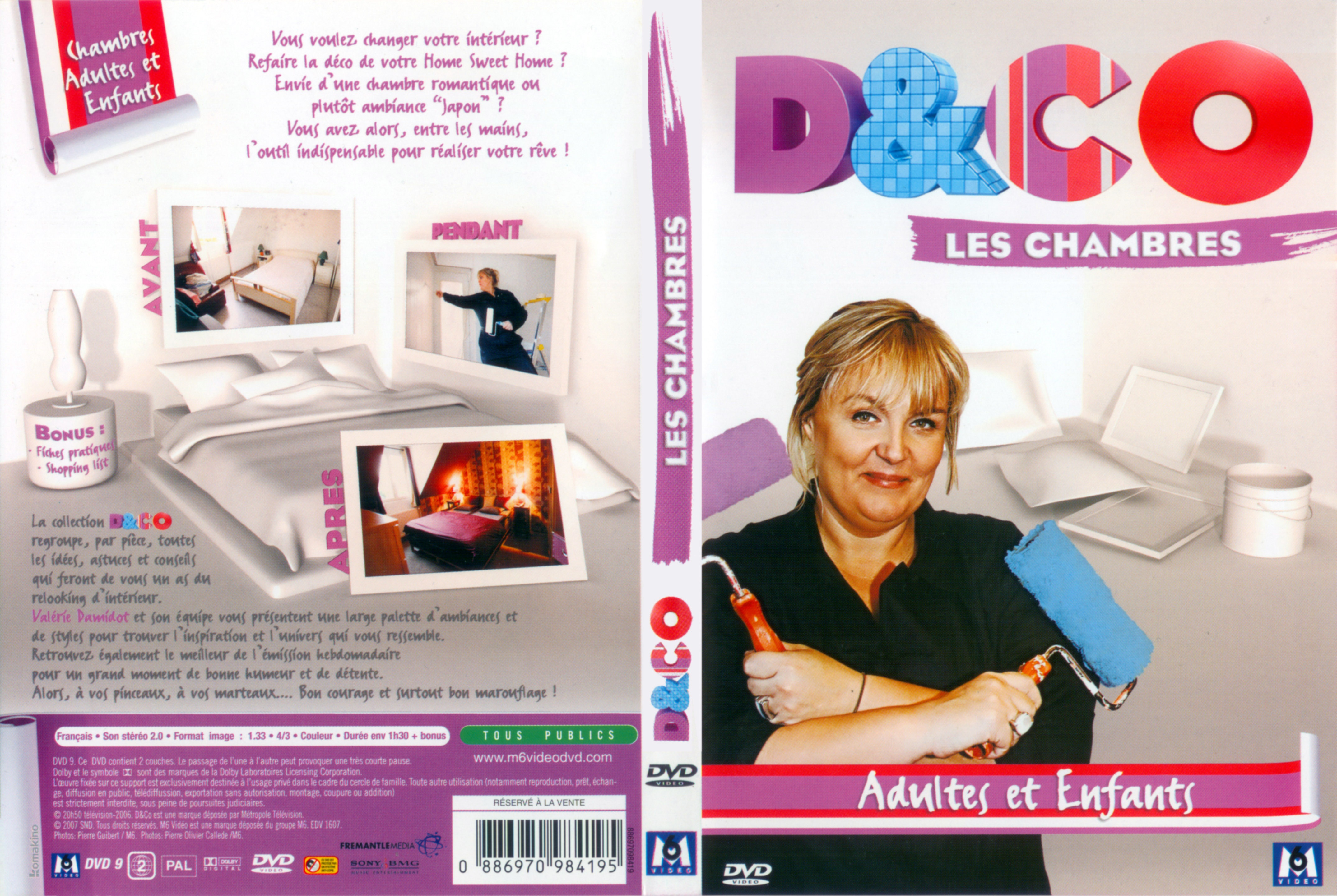 Jaquette DVD D&CO les chambres