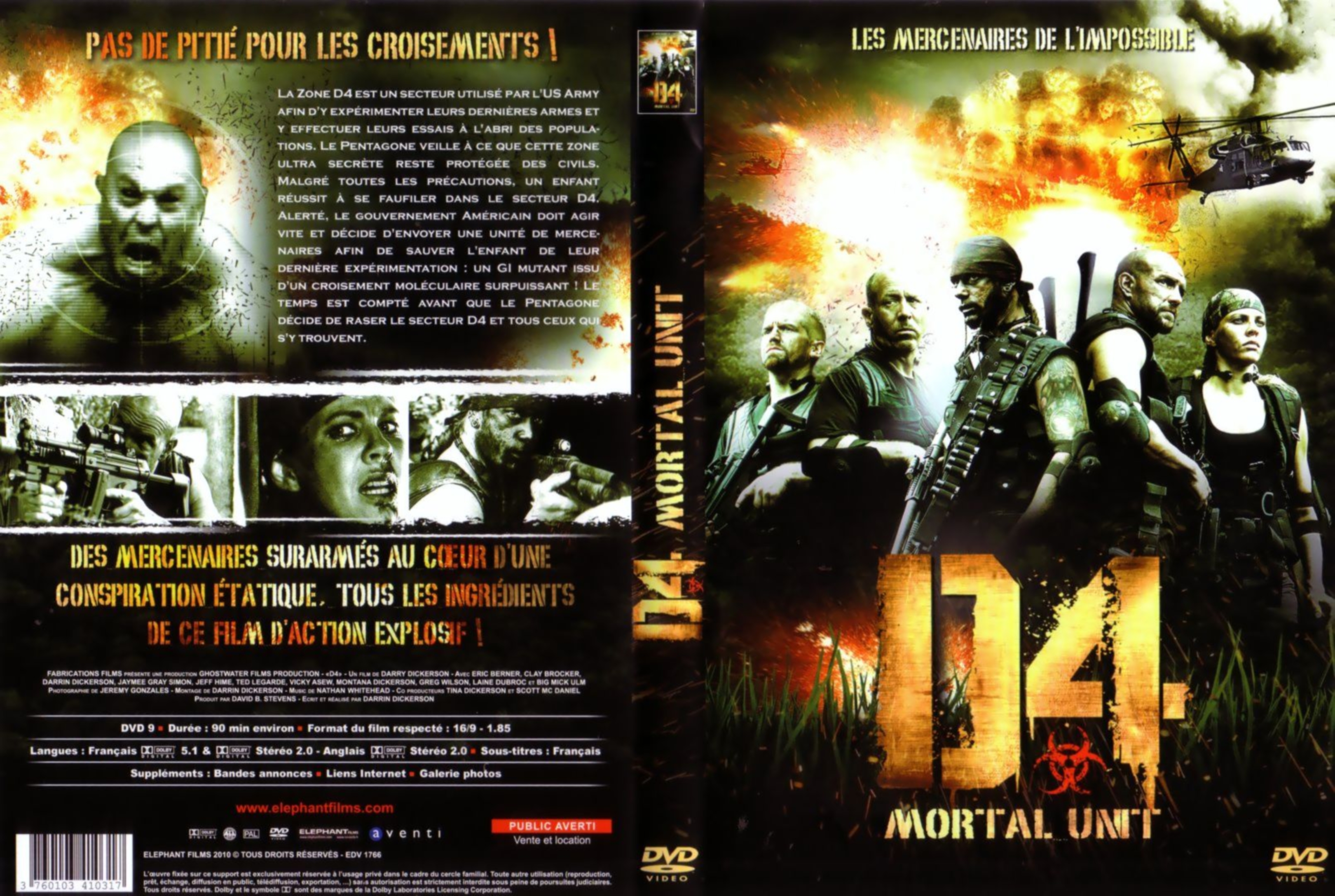 Jaquette DVD D4 mortal unit