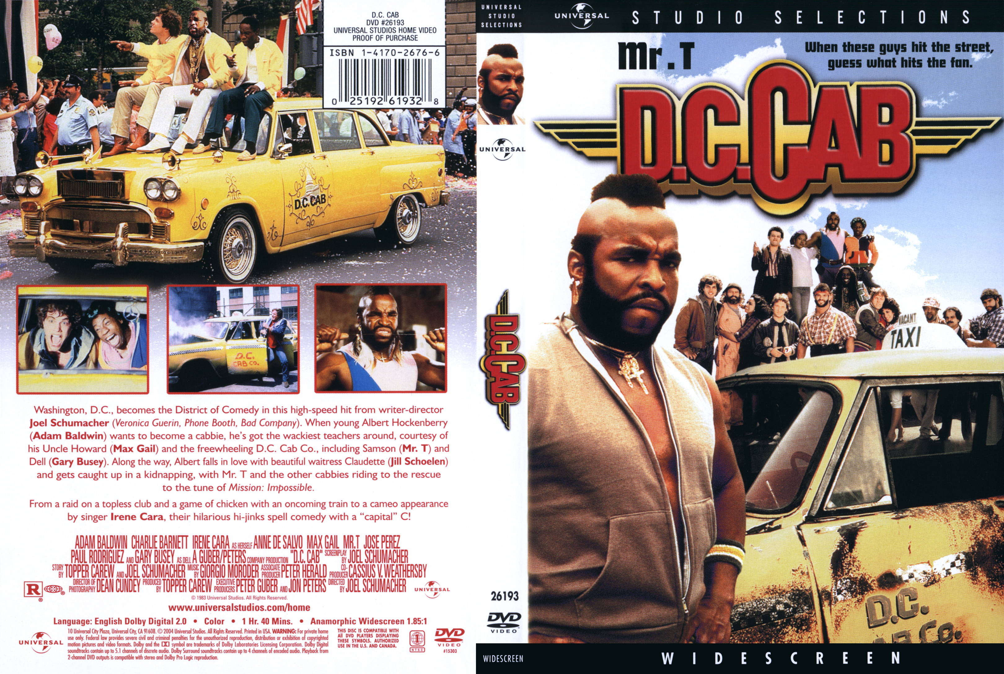 Jaquette DVD D-C Cab Zone 1