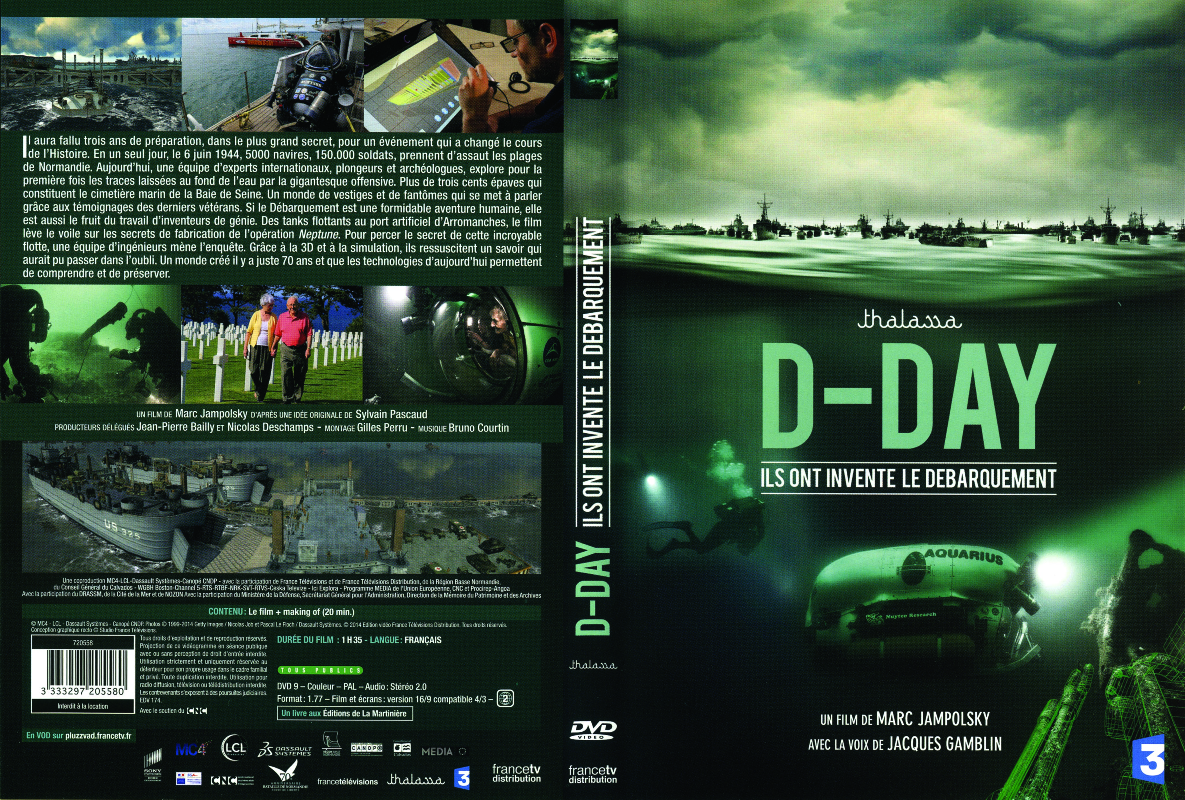 Jaquette DVD D-Day - Ils ont invente le debarquement
