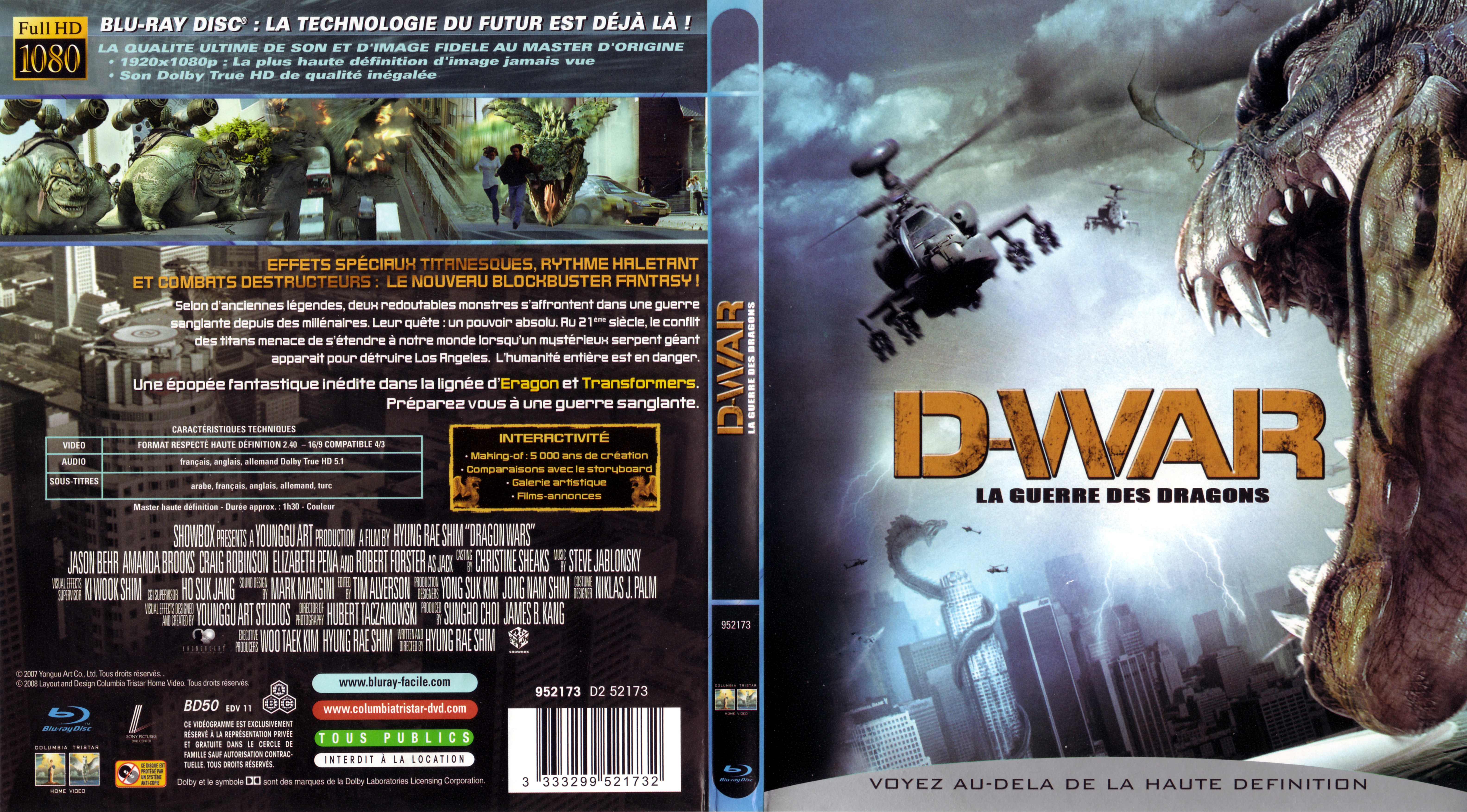 Jaquette DVD D-war La guerre des dragons (BLU-RAY)