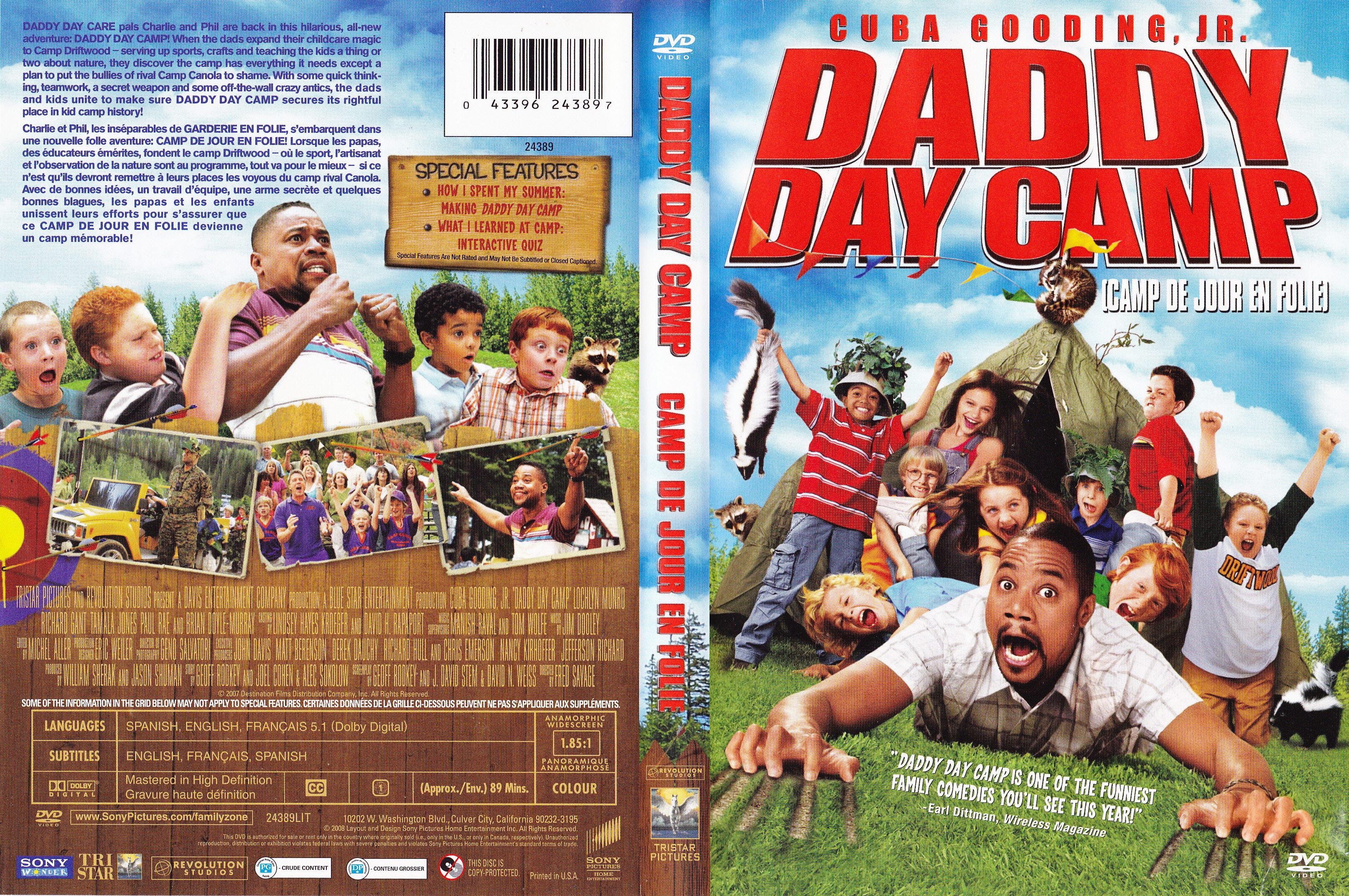 Jaquette DVD Daddy day camp - Camp de jour en folie (Canadienne)