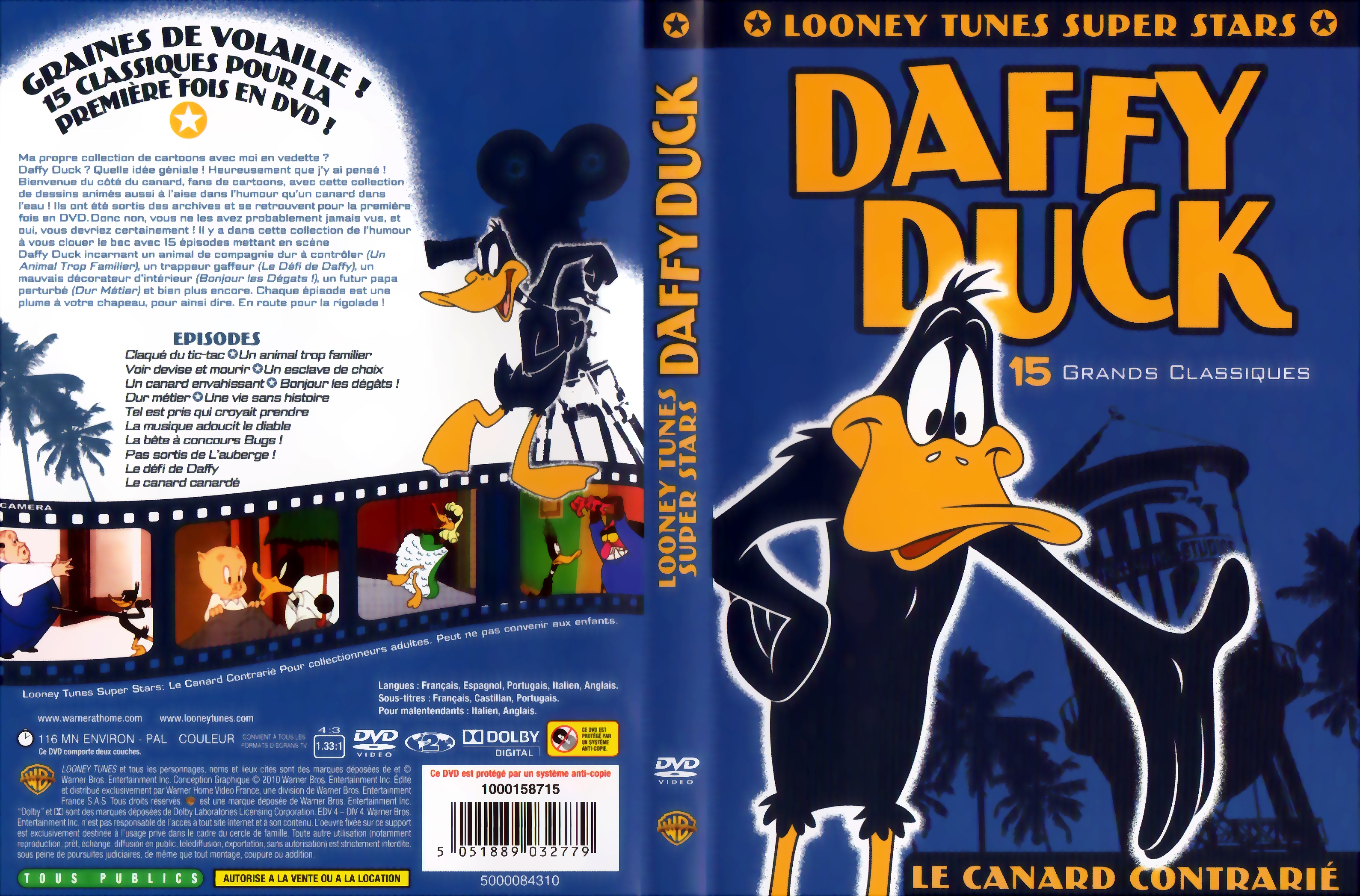 Jaquette DVD Daffy Duck - Le canard contrari