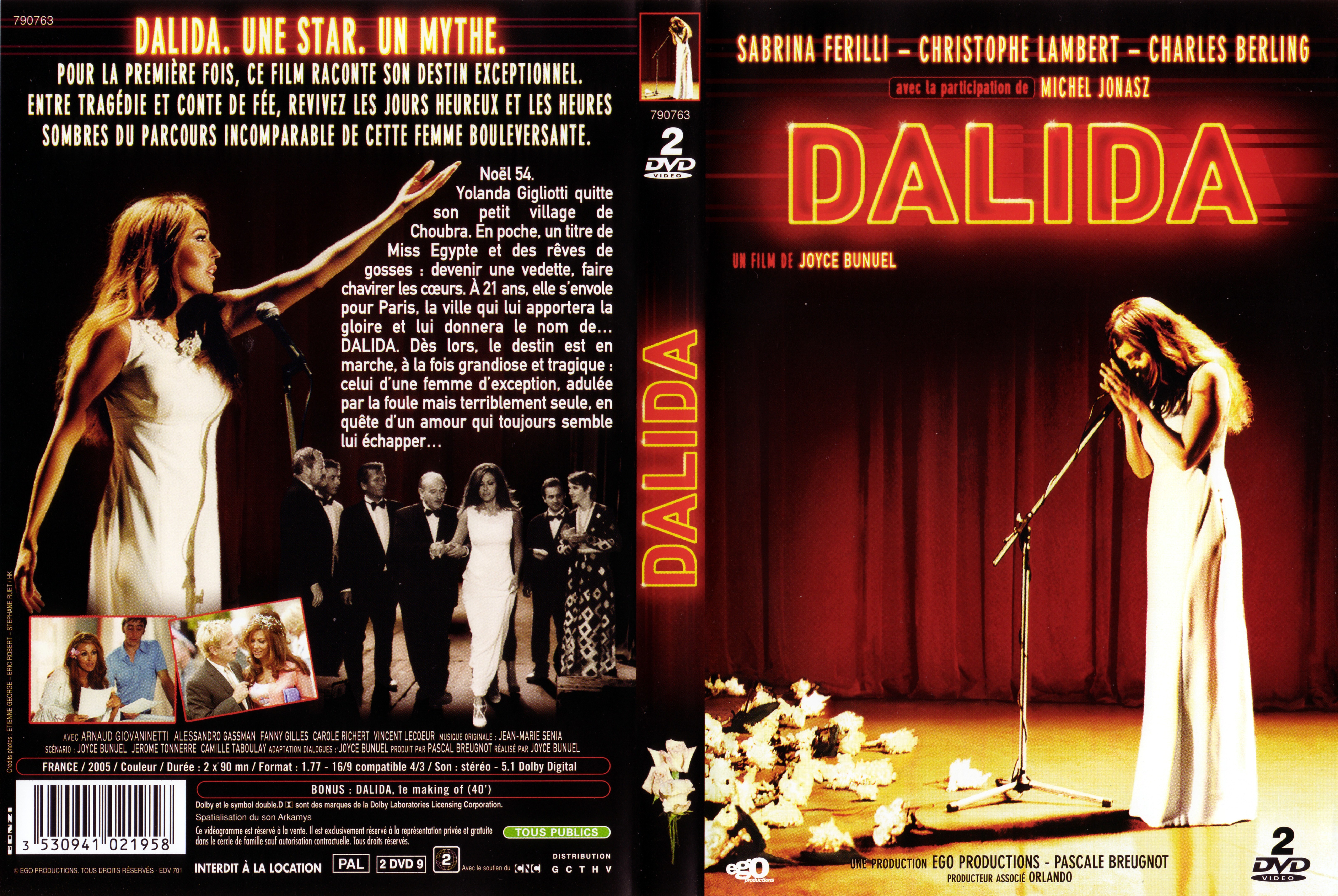 Jaquette DVD Dalida