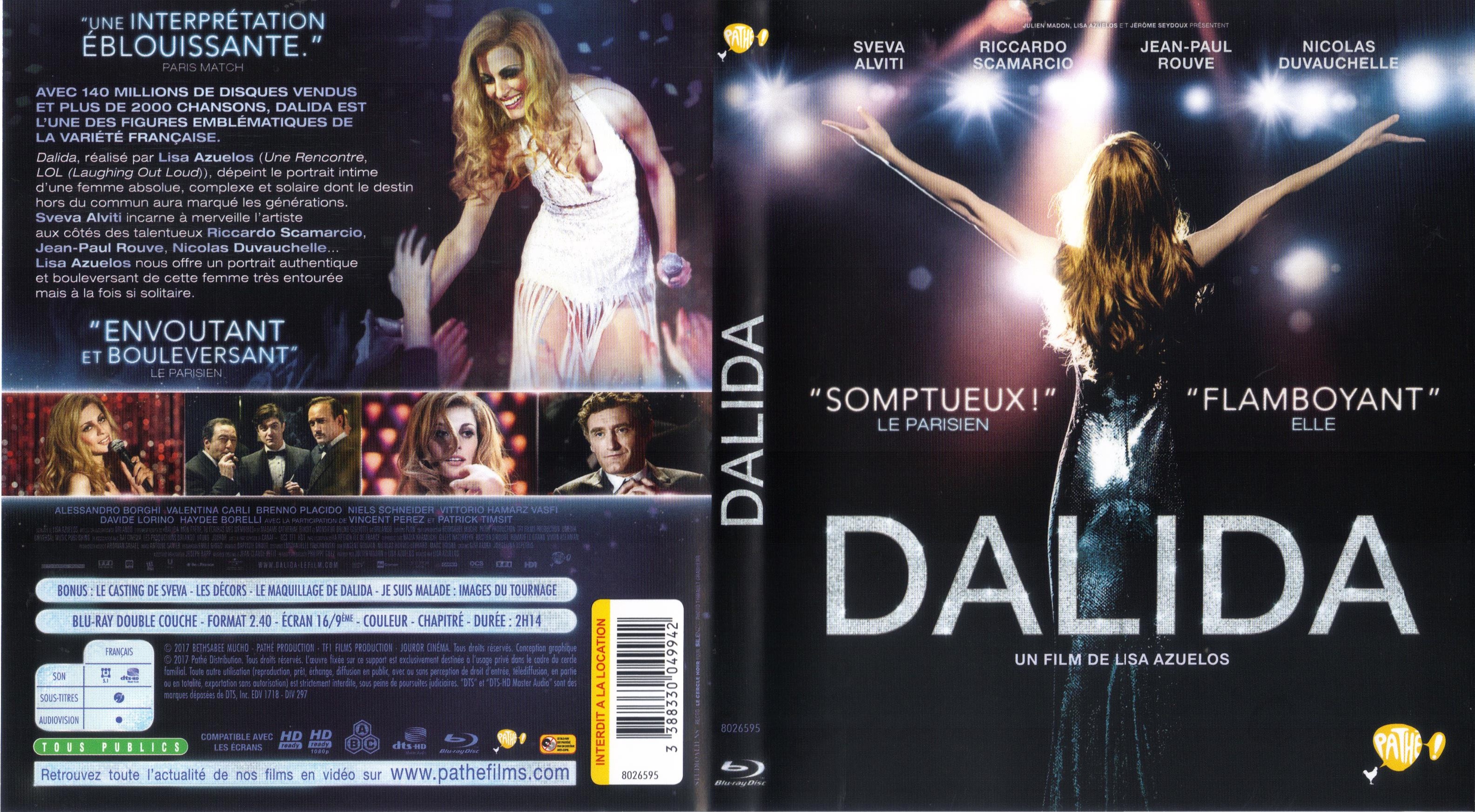 Jaquette DVD Dalida (2017) (BLU-RAY)
