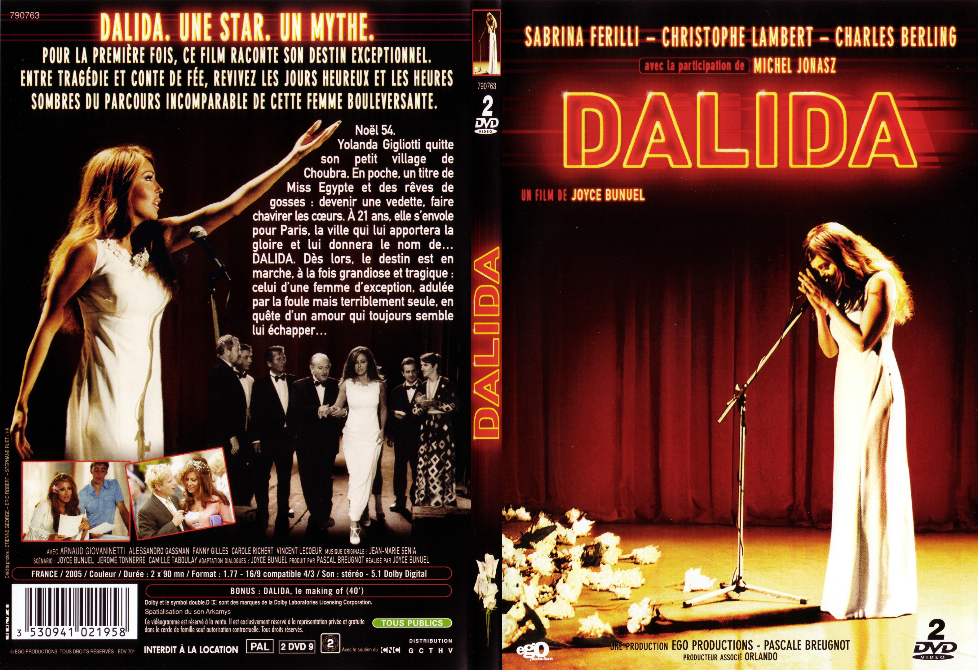 Jaquette DVD Dalida - SLIM