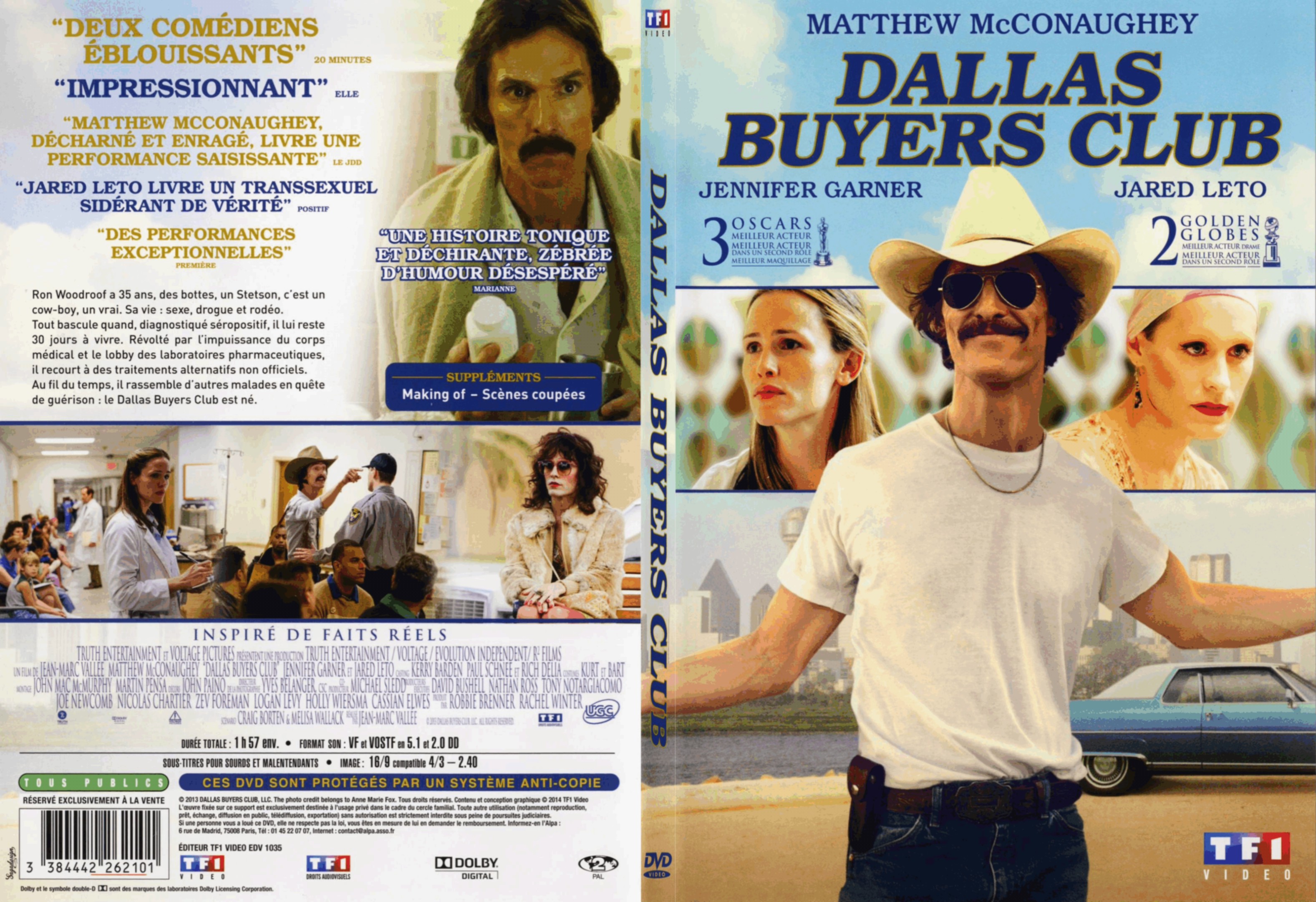 Jaquette DVD Dallas Buyers Club - SLIM