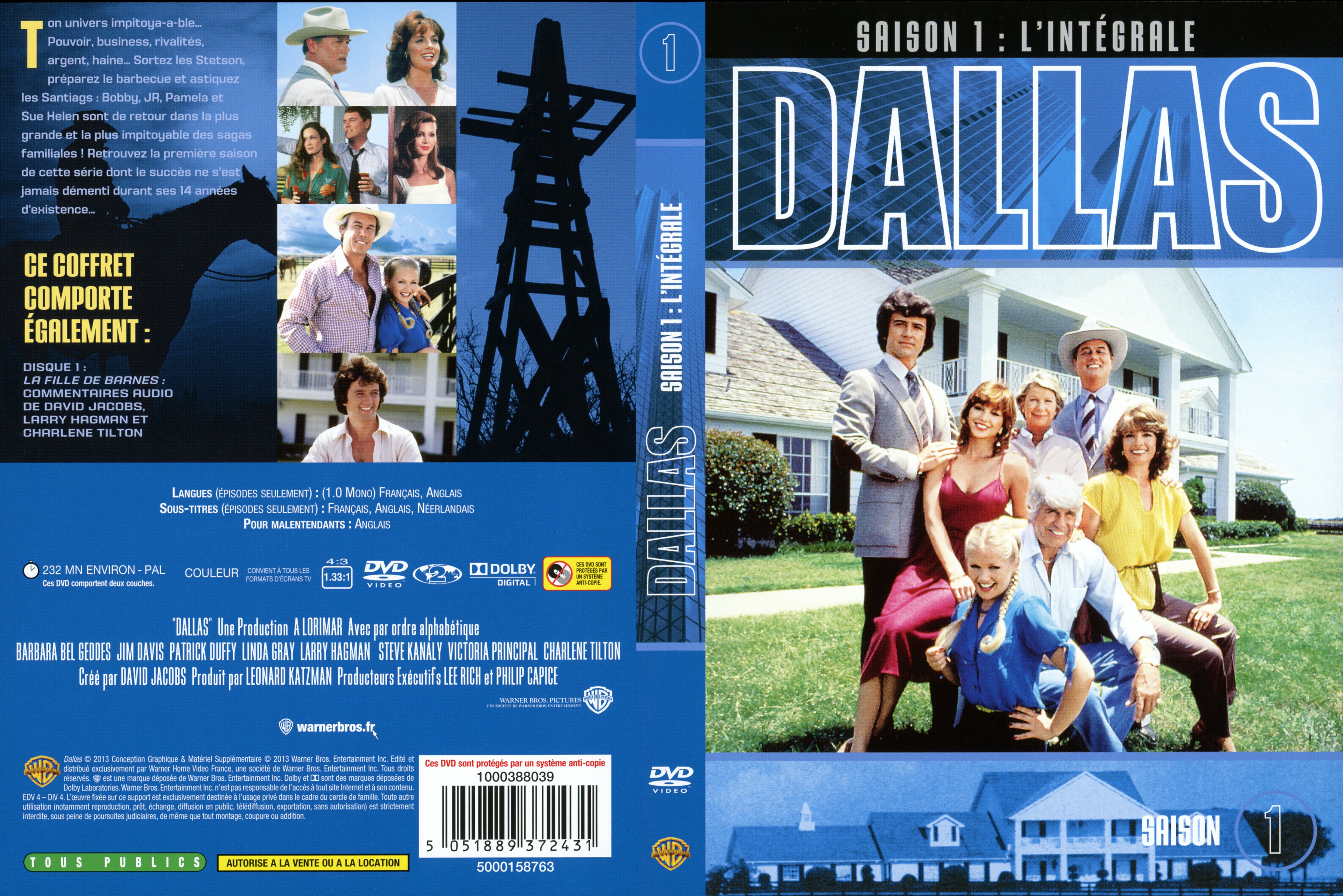 Jaquette DVD Dallas Saison 1 COFFRET v2