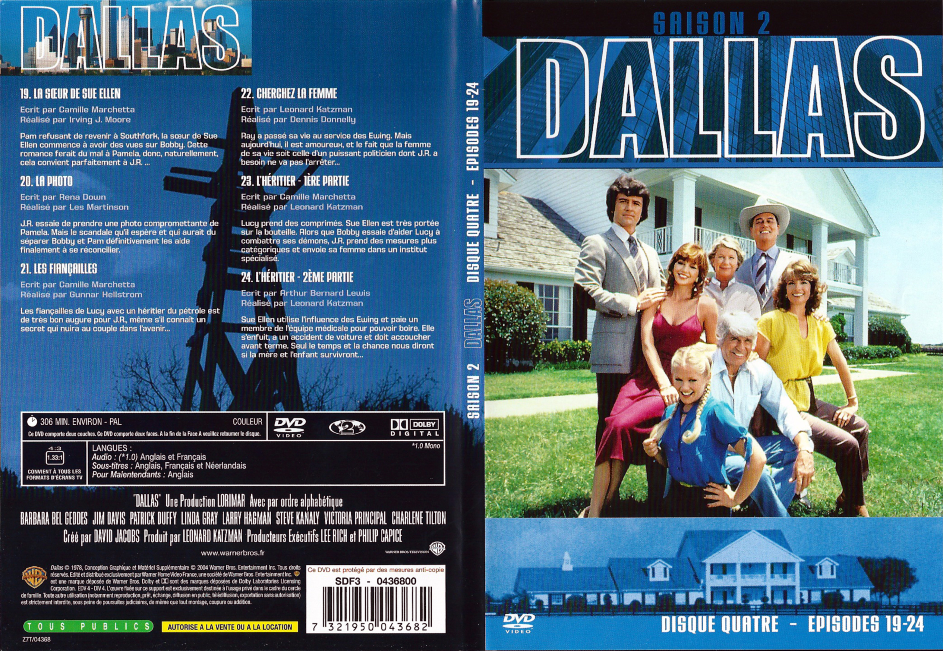 Jaquette DVD Dallas Saison 2 DVD 4