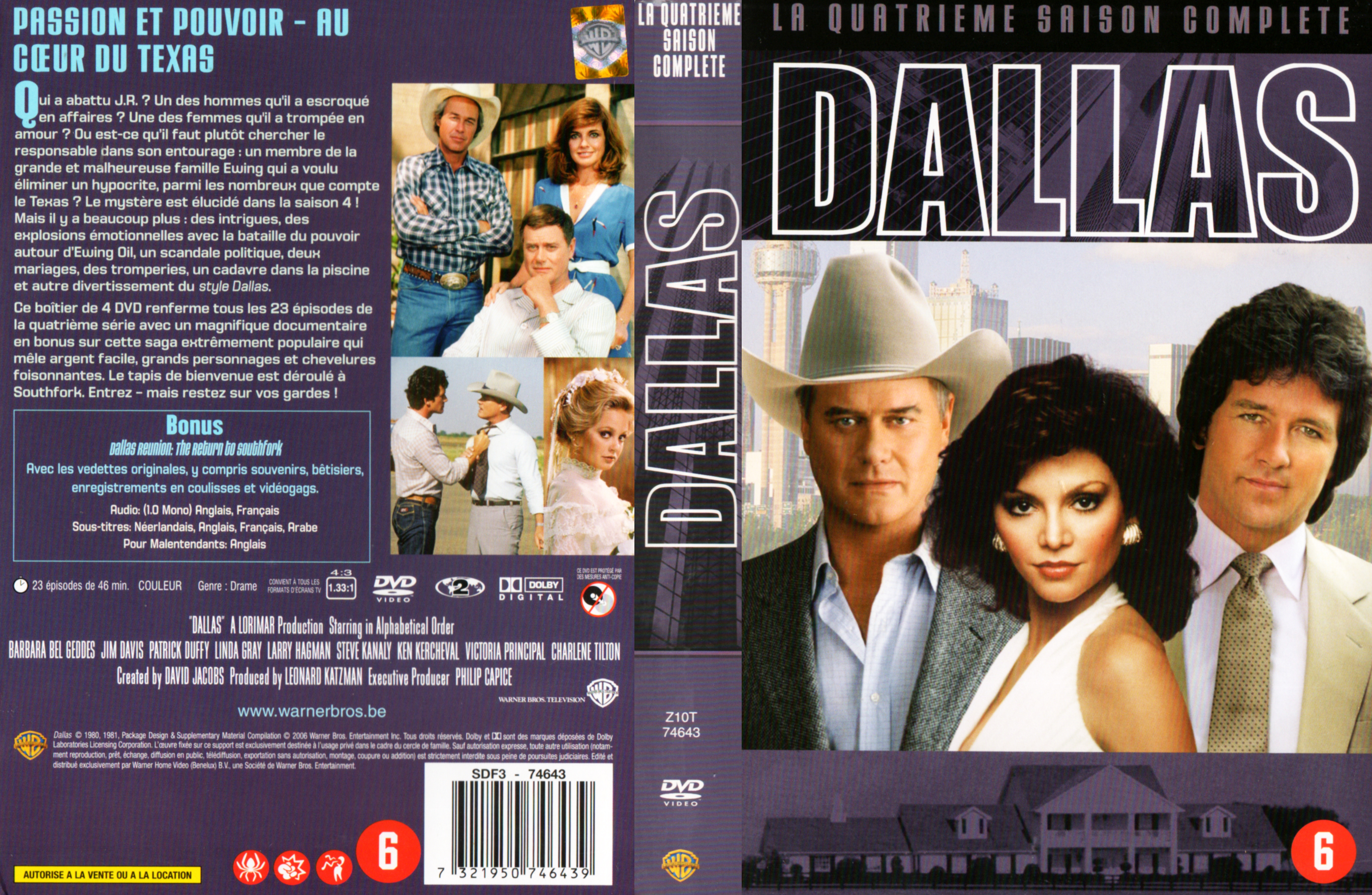 Jaquette DVD Dallas Saison 4 COFFRET