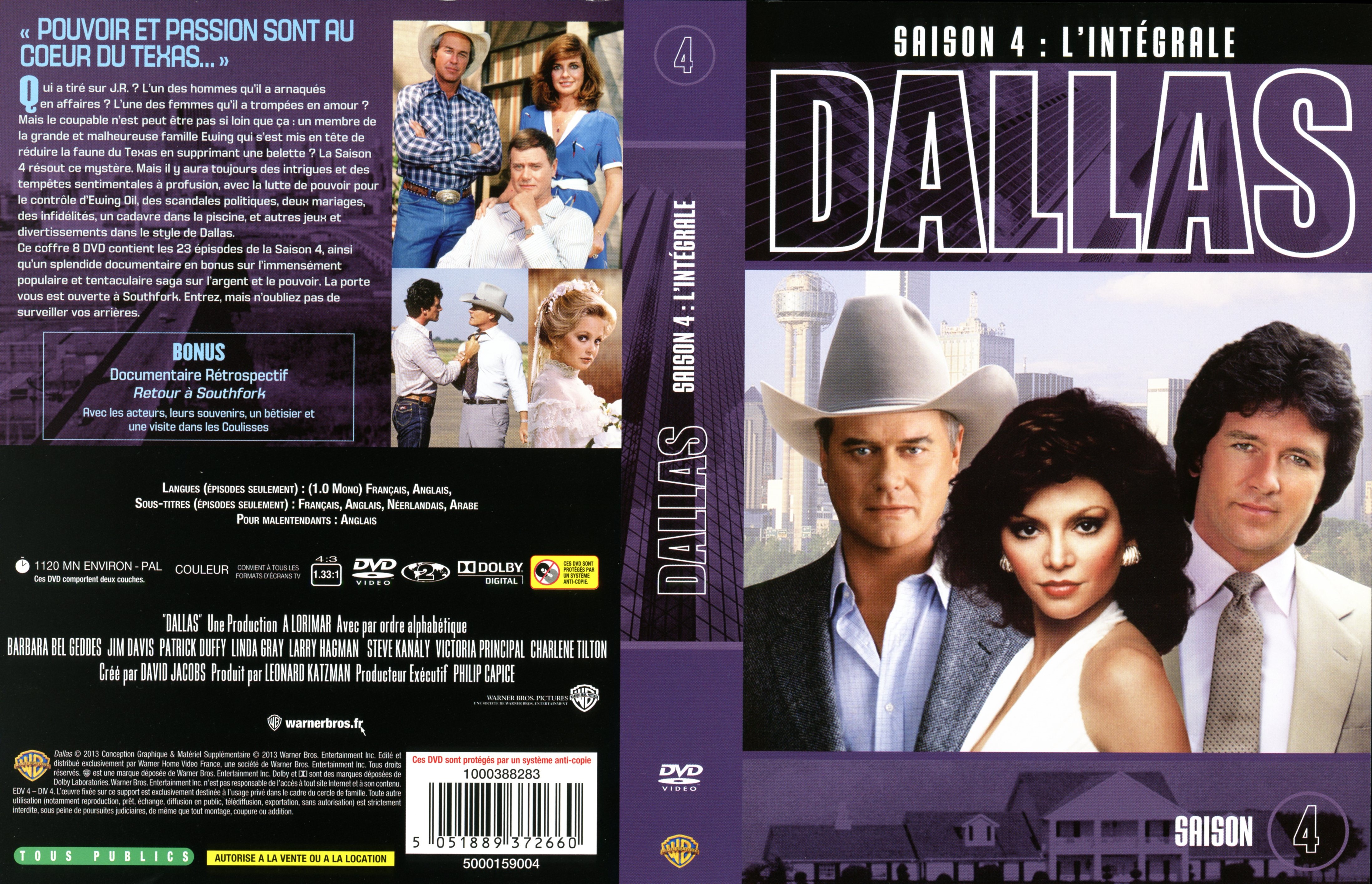 Jaquette DVD Dallas Saison 4 COFFRET v2