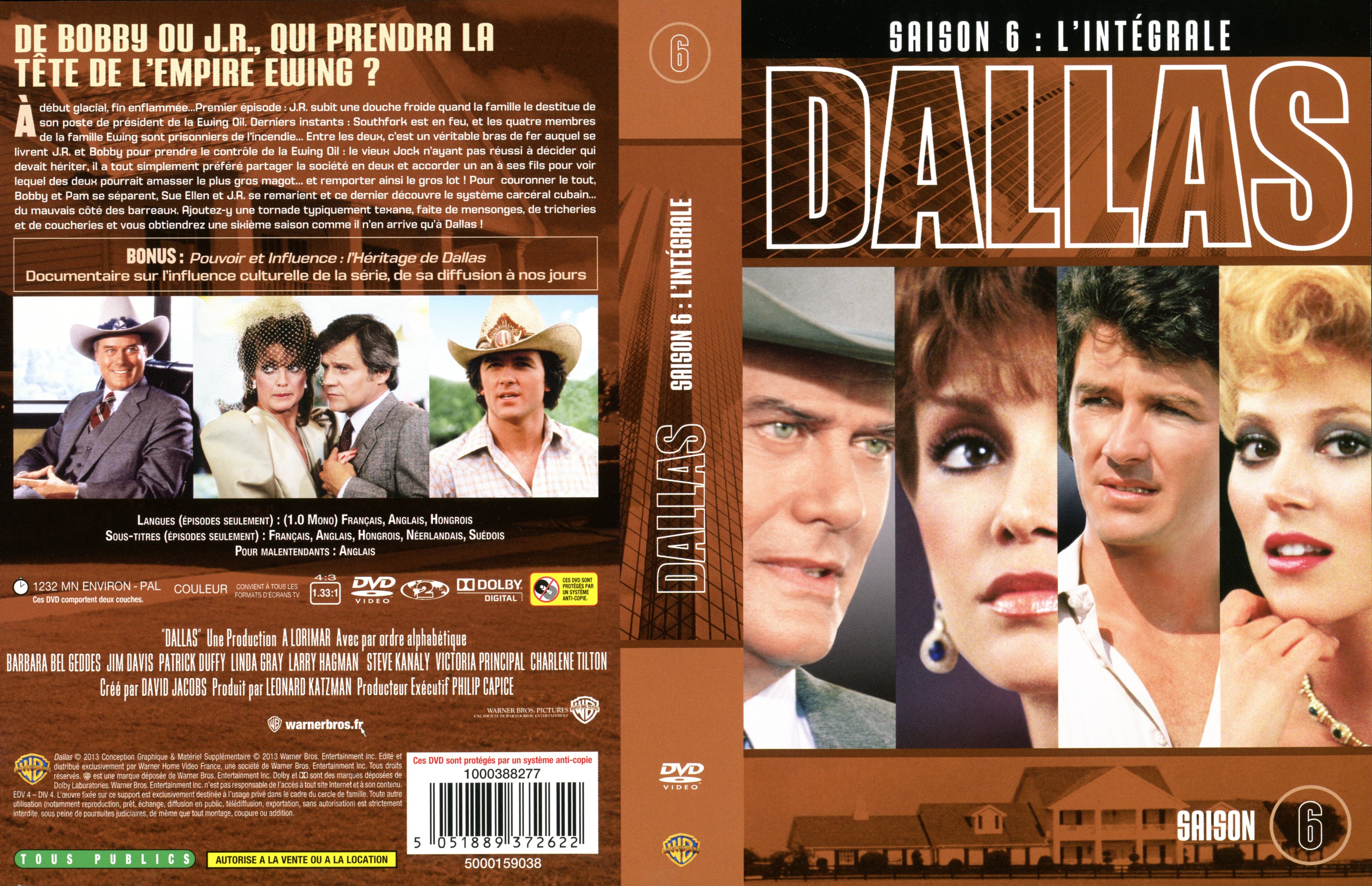 Jaquette DVD Dallas Saison 6 COFFRET