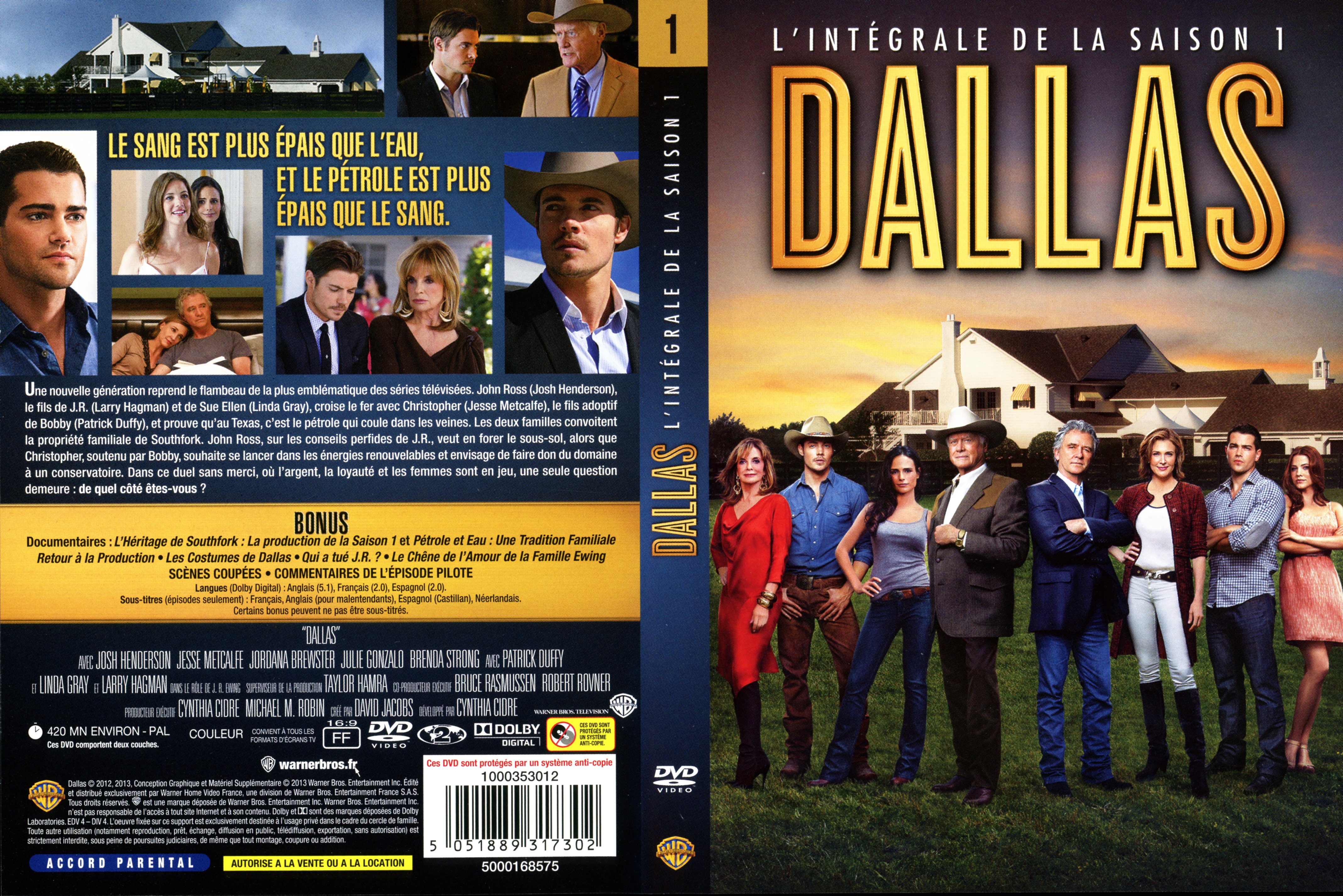 Jaquette DVD Dallas (2012) Saison 1