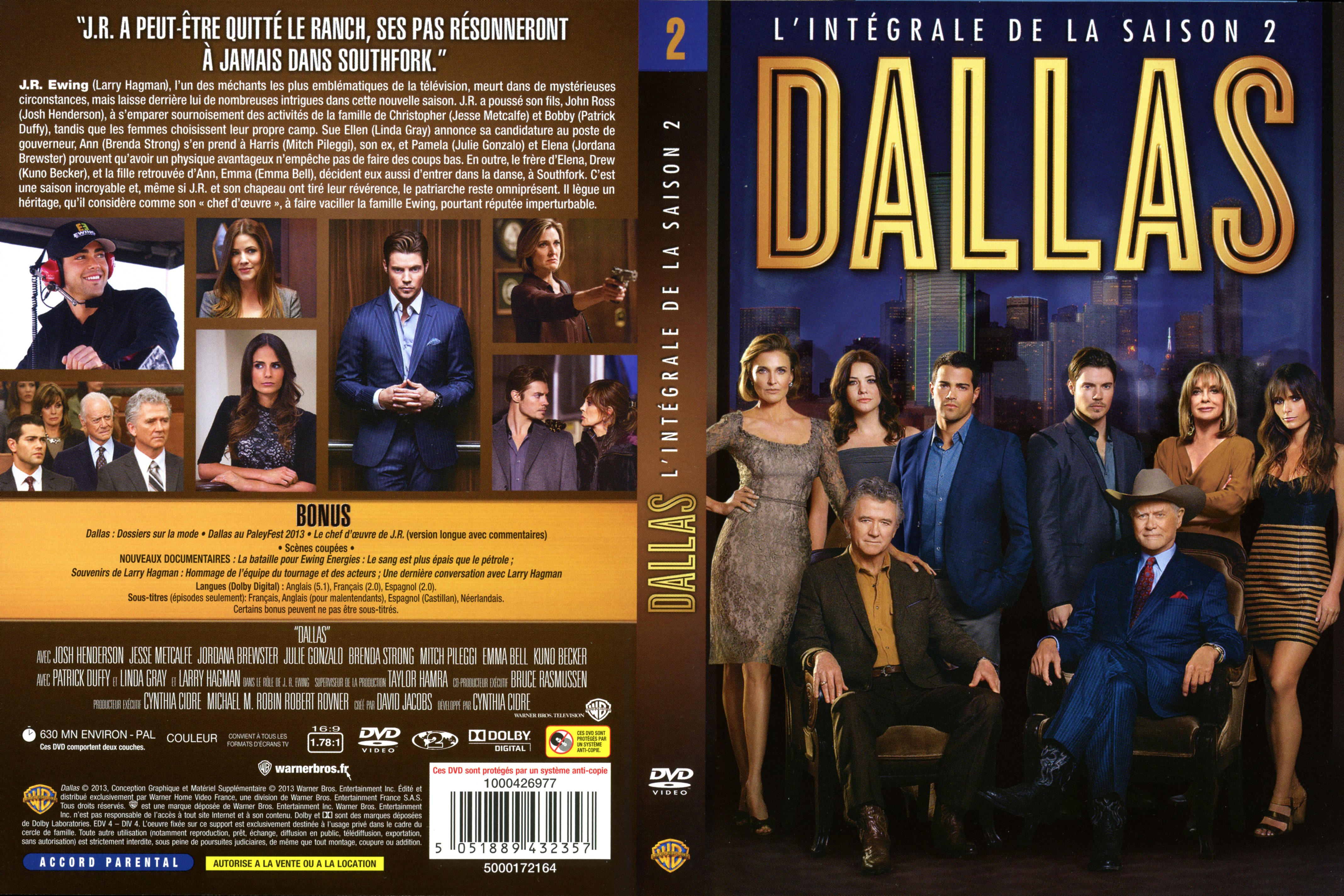 Jaquette DVD Dallas (2012) Saison 2