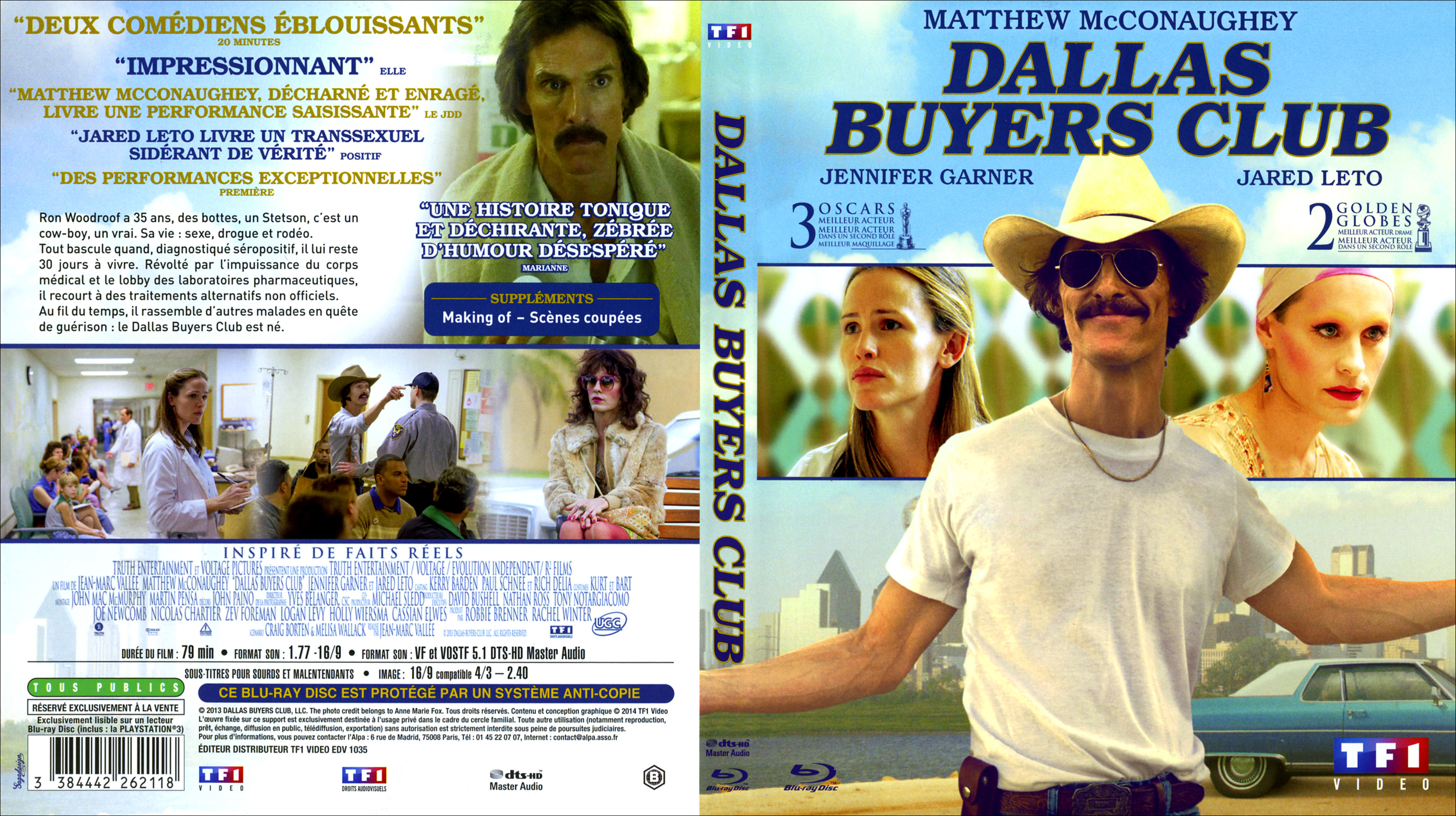 Jaquette DVD Dallas buyers club (BLU-RAY)