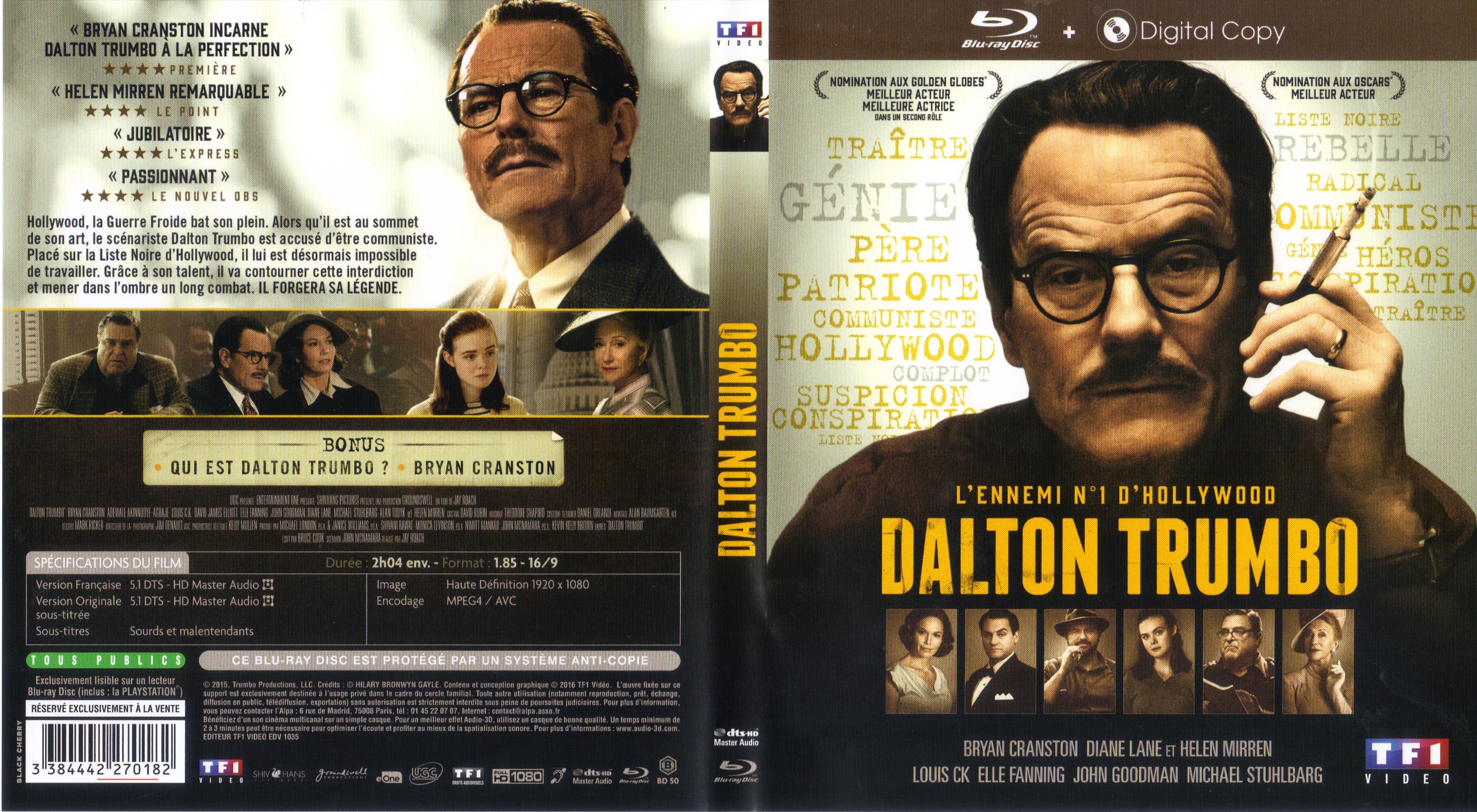 Jaquette DVD Dalton Trumbo (BLU-RAY)