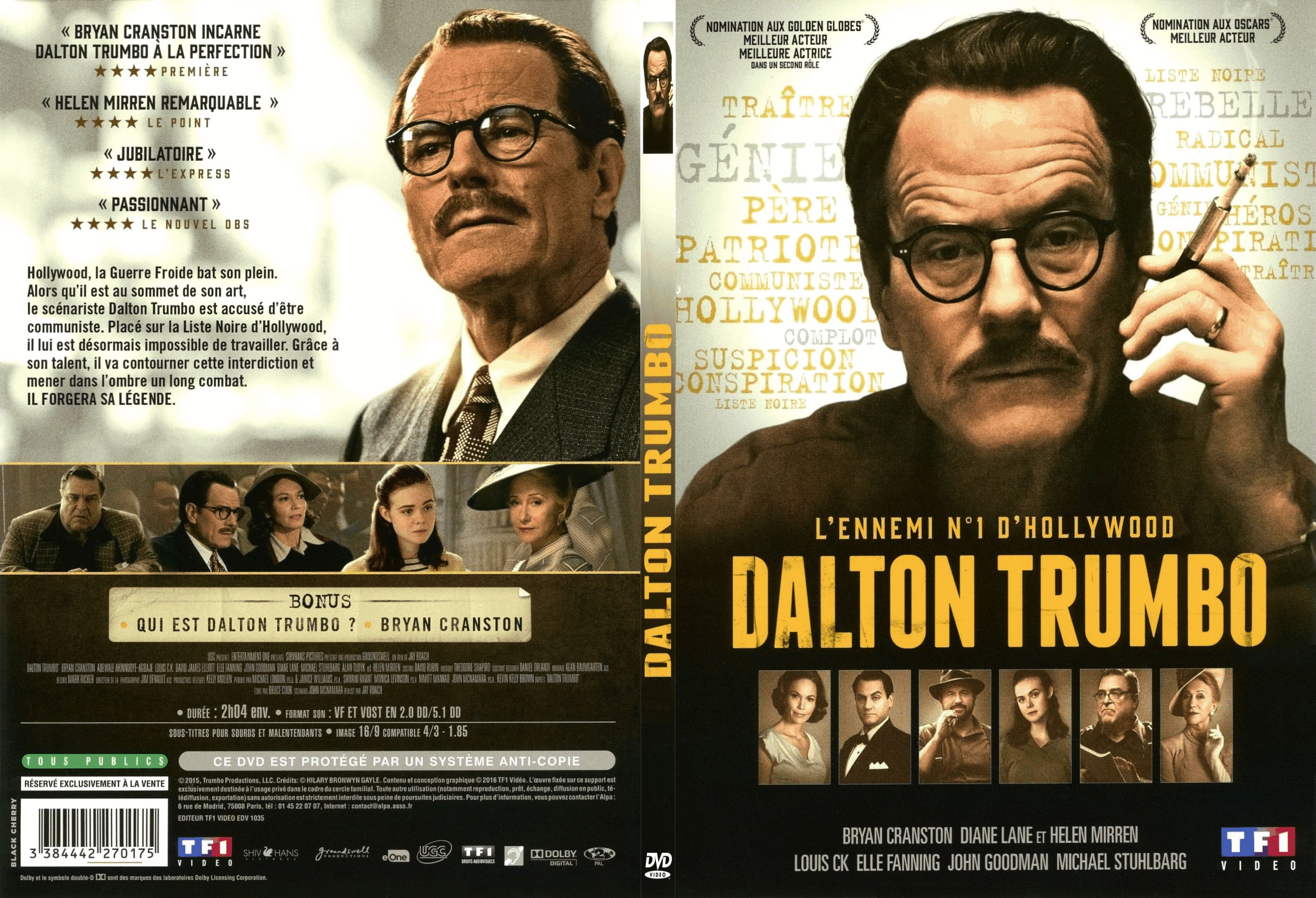 Jaquette DVD Dalton Trumbo - SLIM