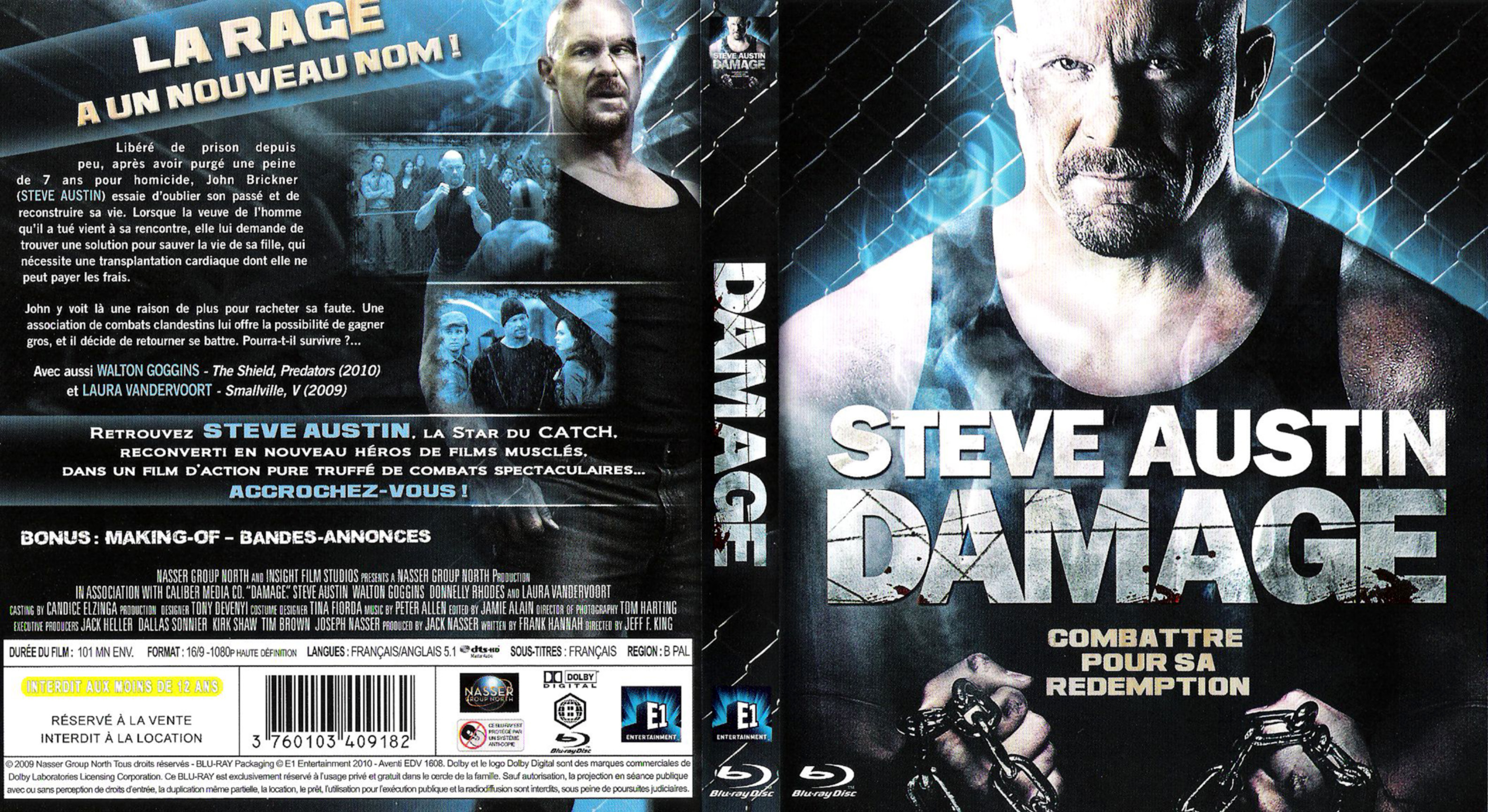 Jaquette DVD Damage (BLU-RAY)