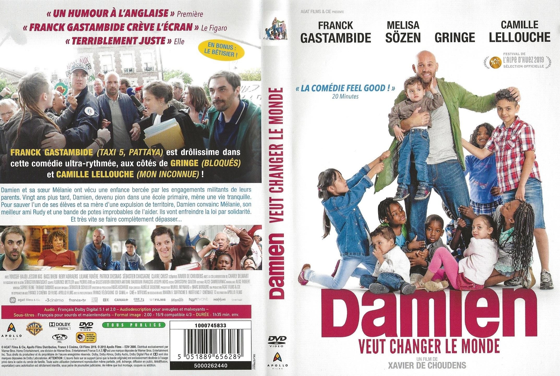 Jaquette DVD Damien veut changer le monde