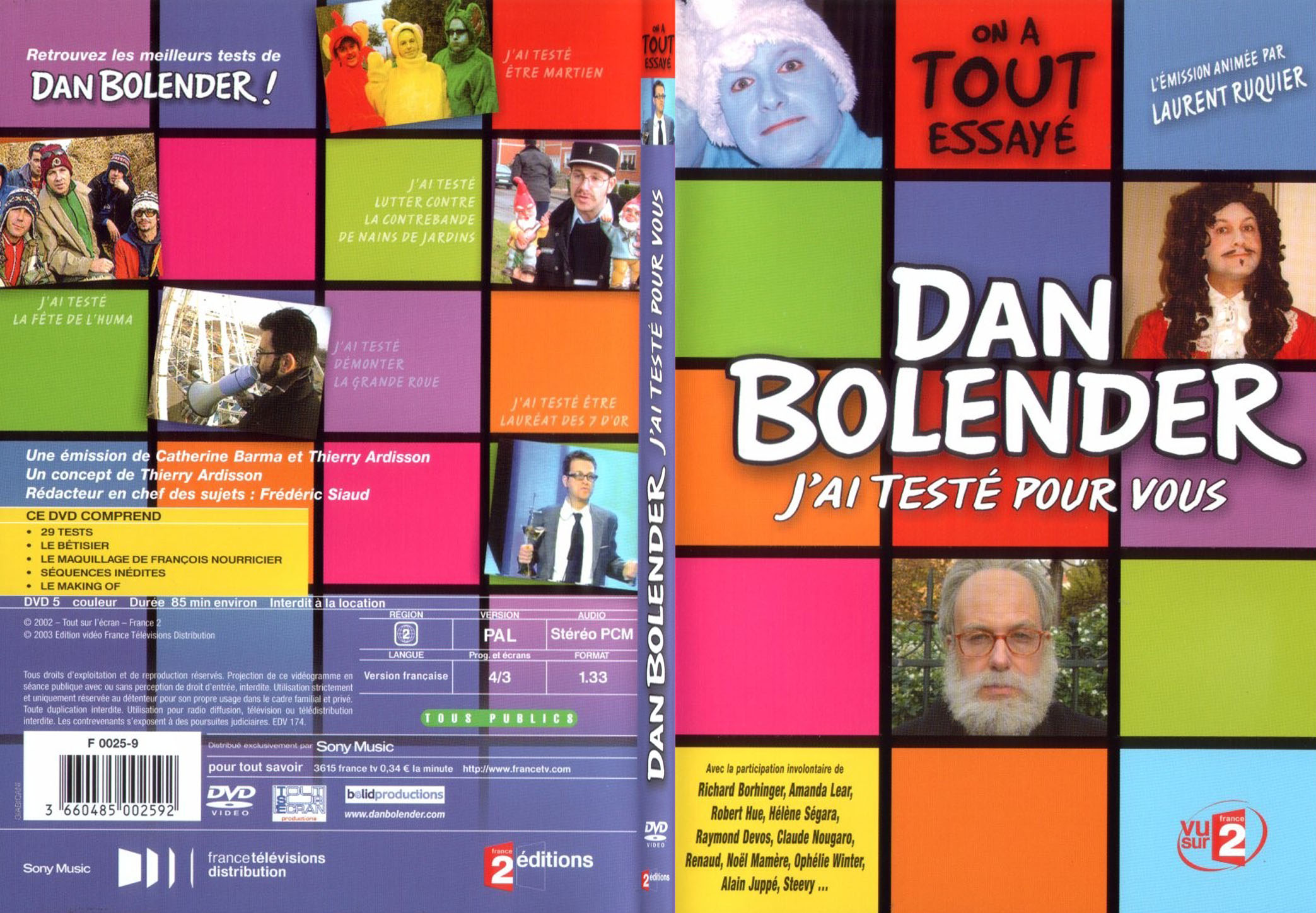 Jaquette DVD Dan Bolender j