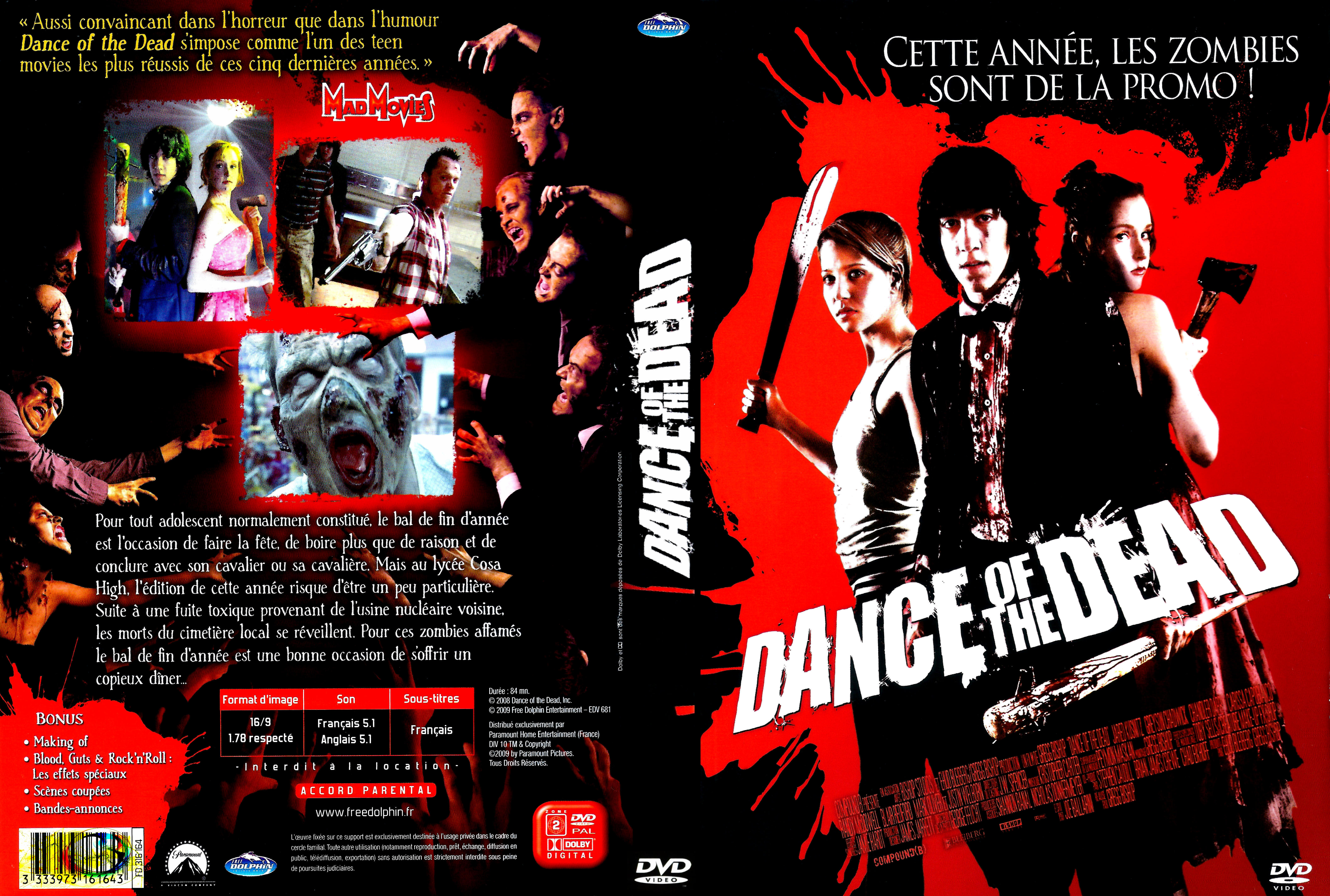 Jaquette DVD Dance of the dead