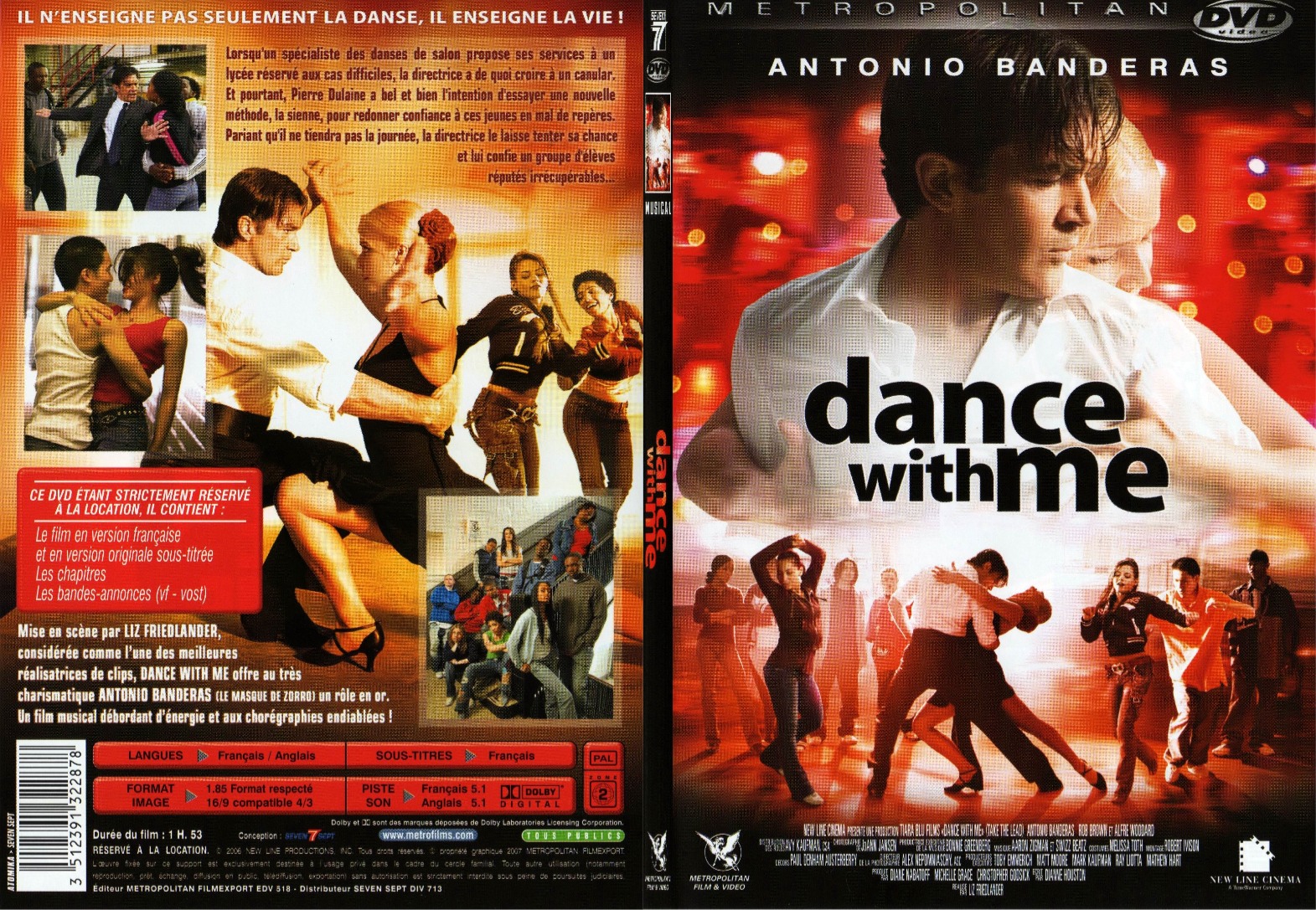 Jaquette DVD Dance with me - SLIM