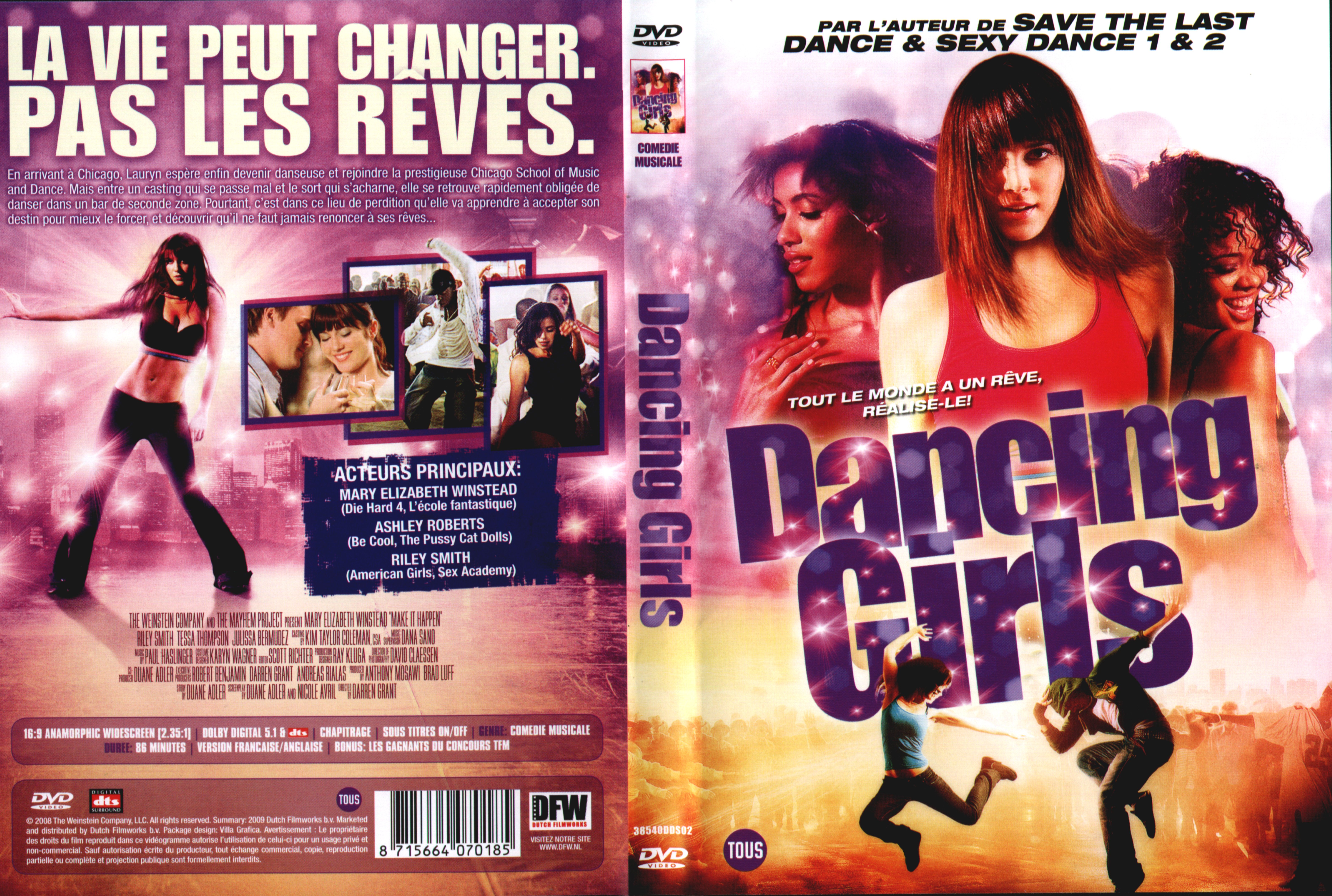Jaquette DVD Dancing Girls