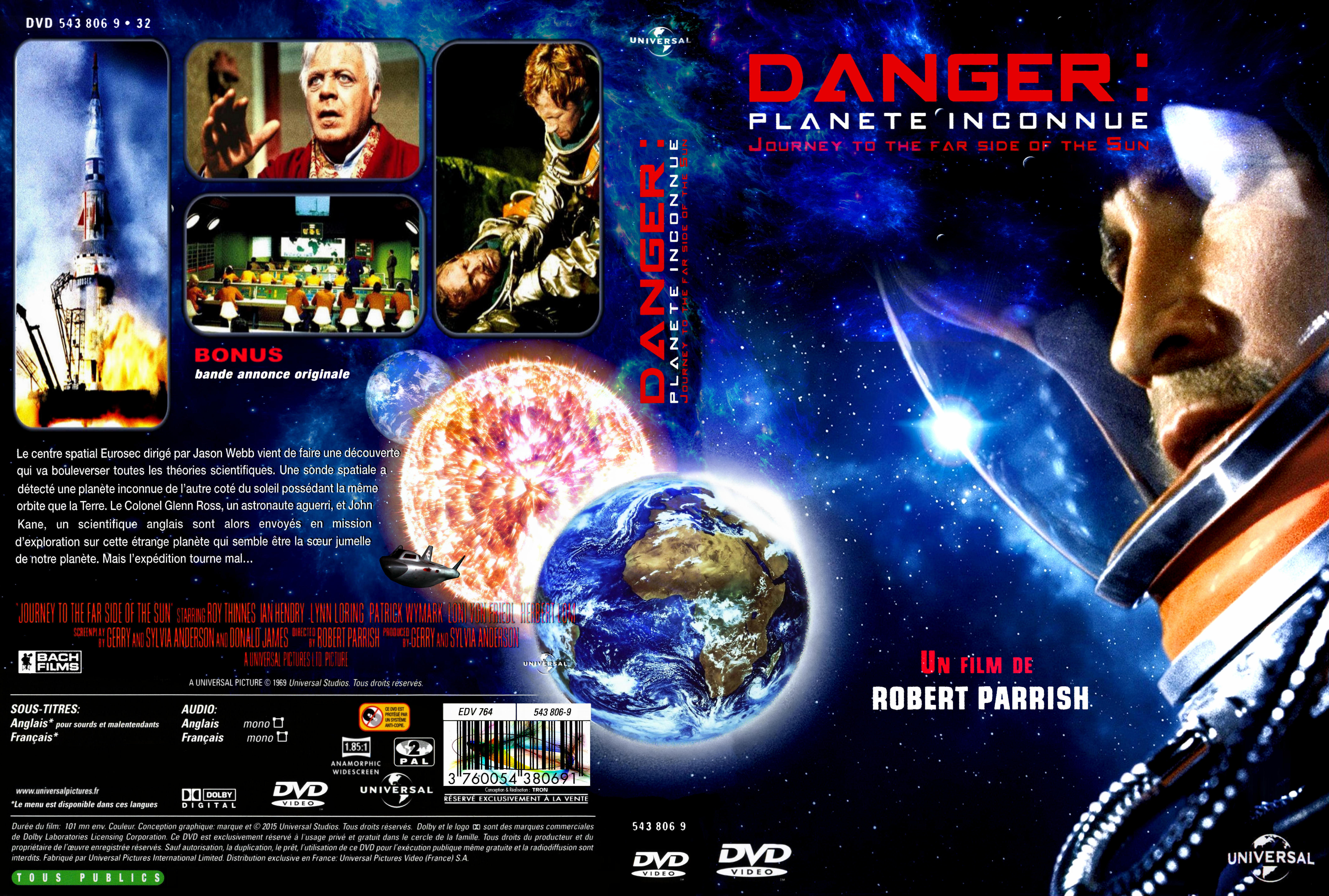 Jaquette DVD Danger : plante inconnue custom