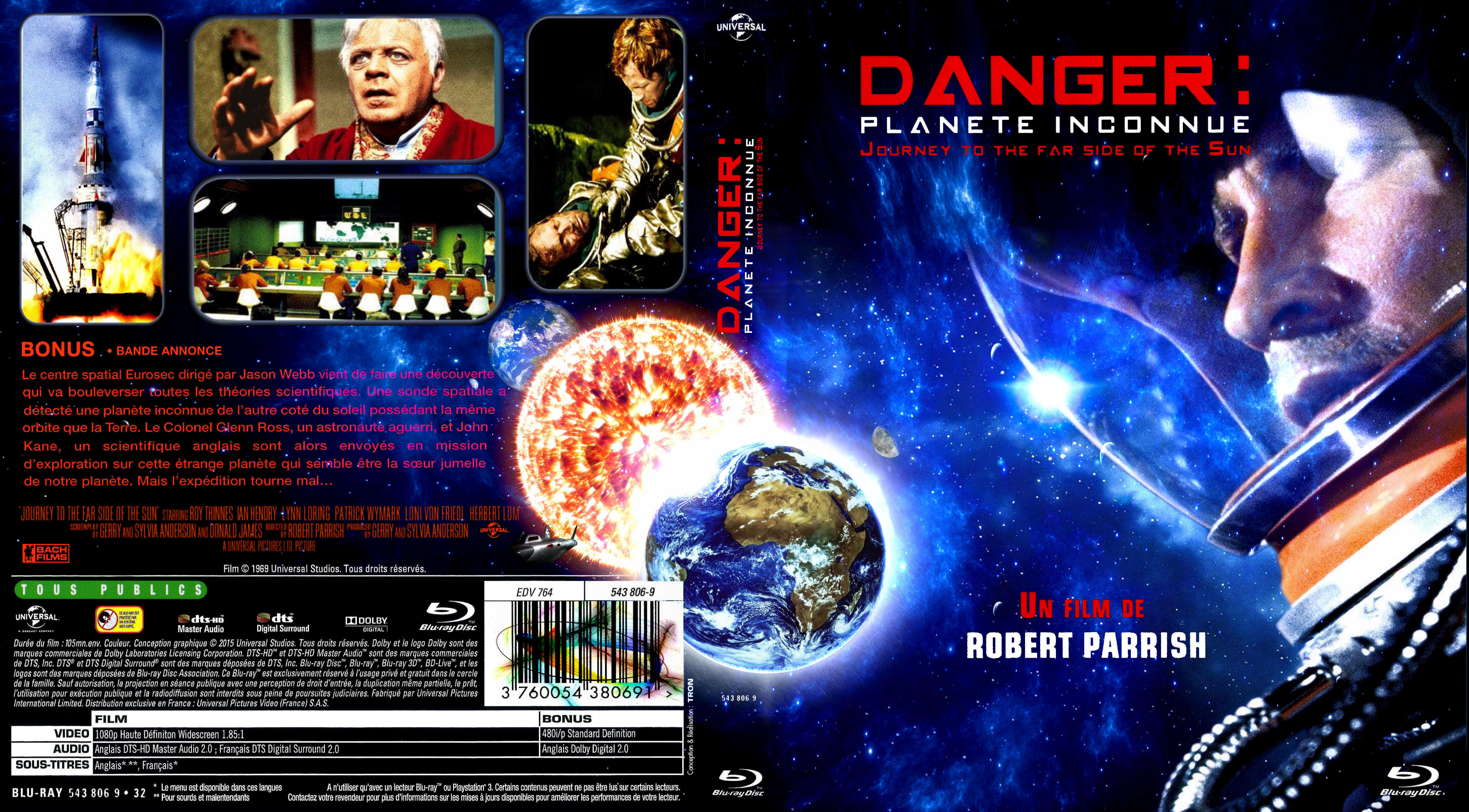 Jaquette DVD Danger : plante inconnue custom (BLU-RAY)