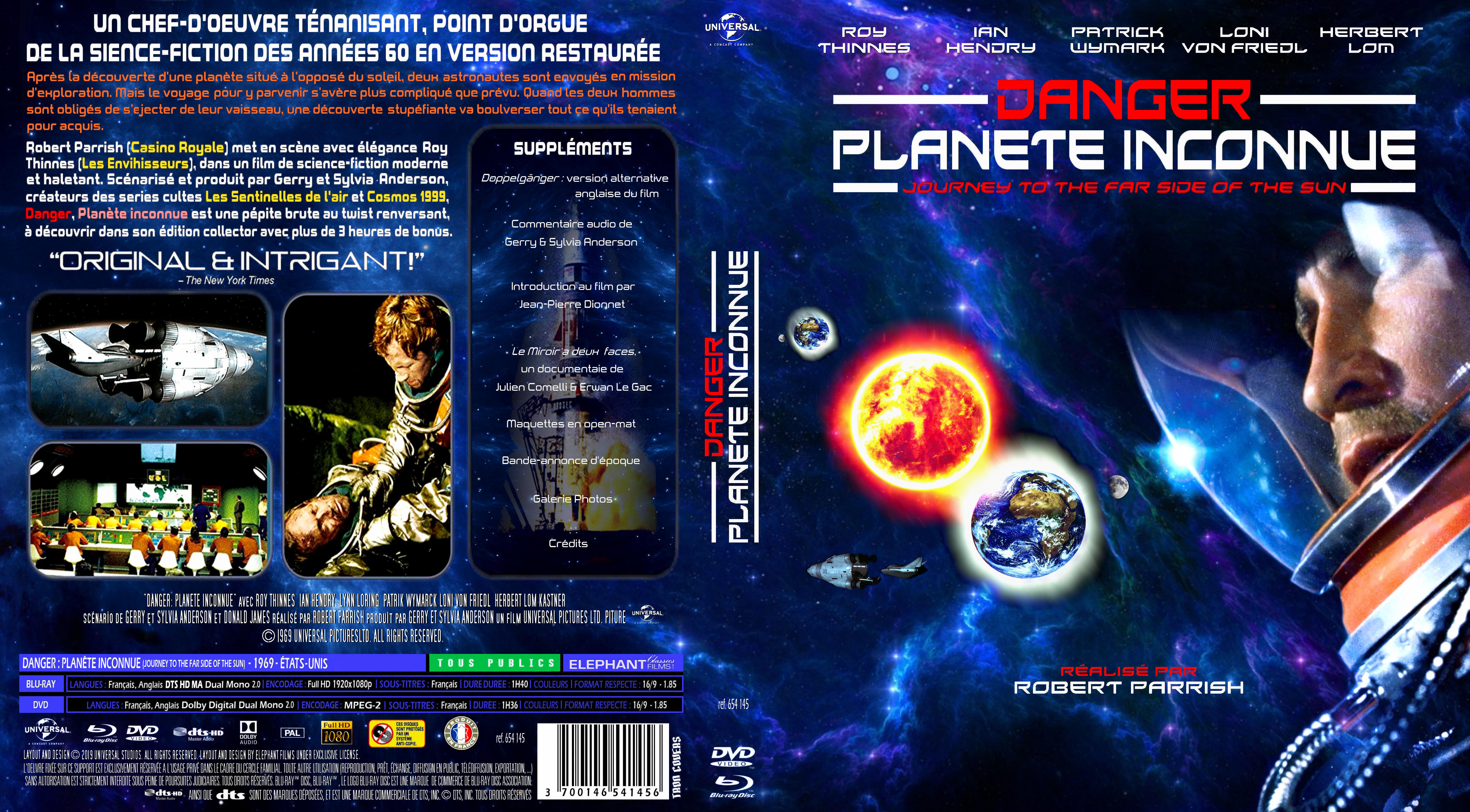 Jaquette DVD Danger plante inconnue custom (BLU-RAY)