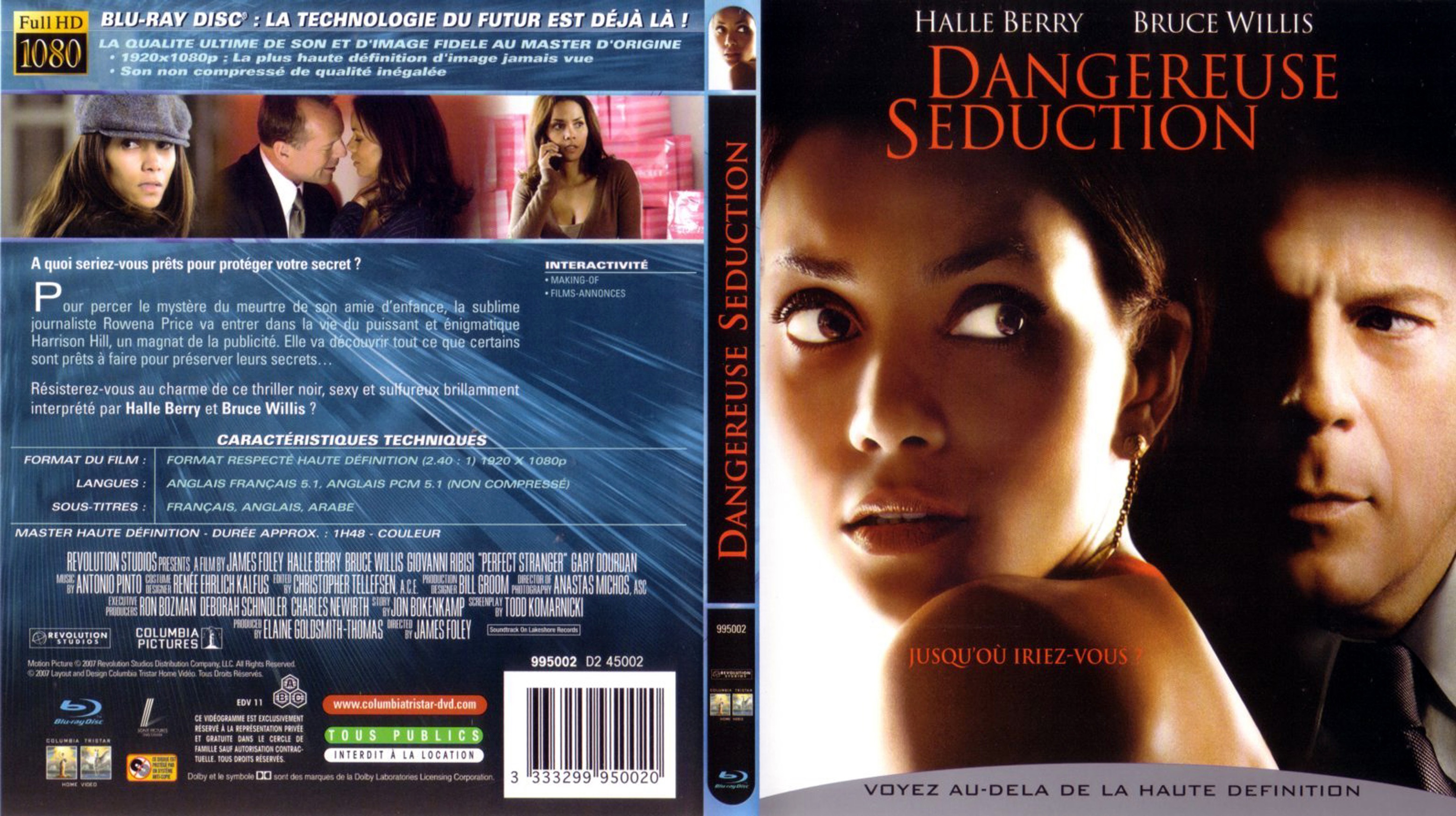 Jaquette DVD Dangereuse seduction (BLU-RAY)