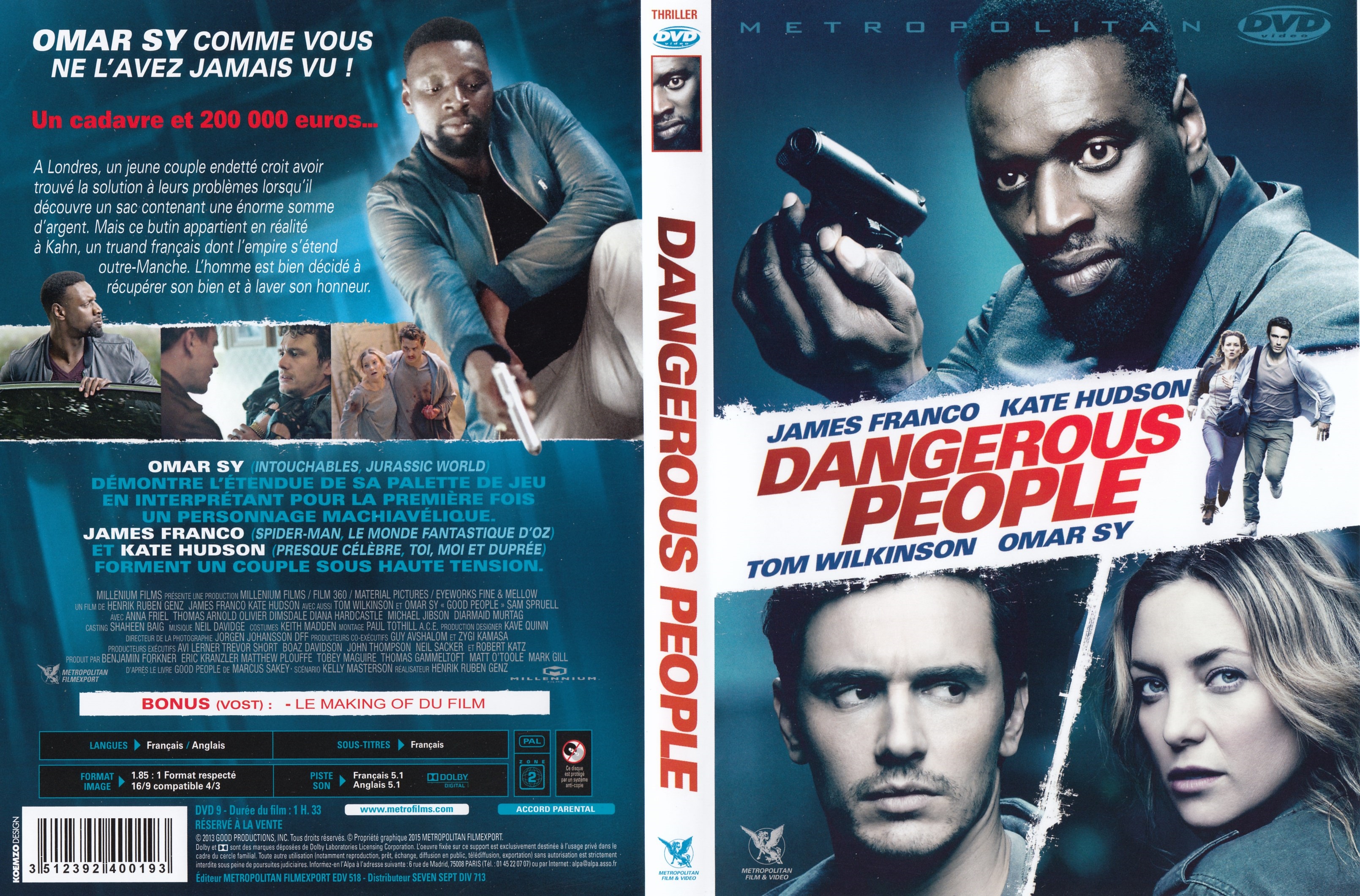 Jaquette DVD Dangerous People