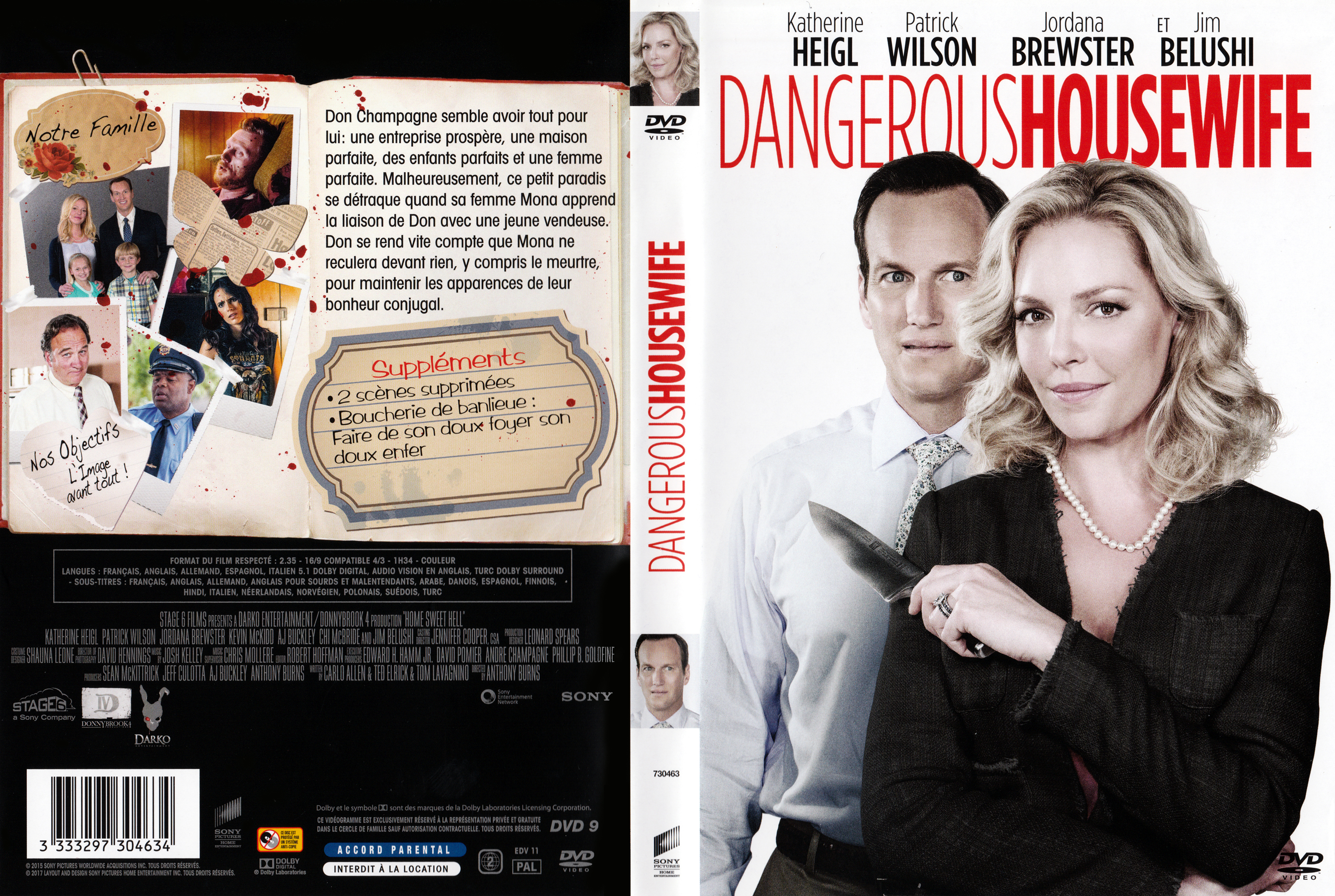 Jaquette DVD Dangerous housewife