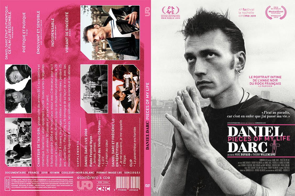 Jaquette DVD Daniel Darc pieces of my life