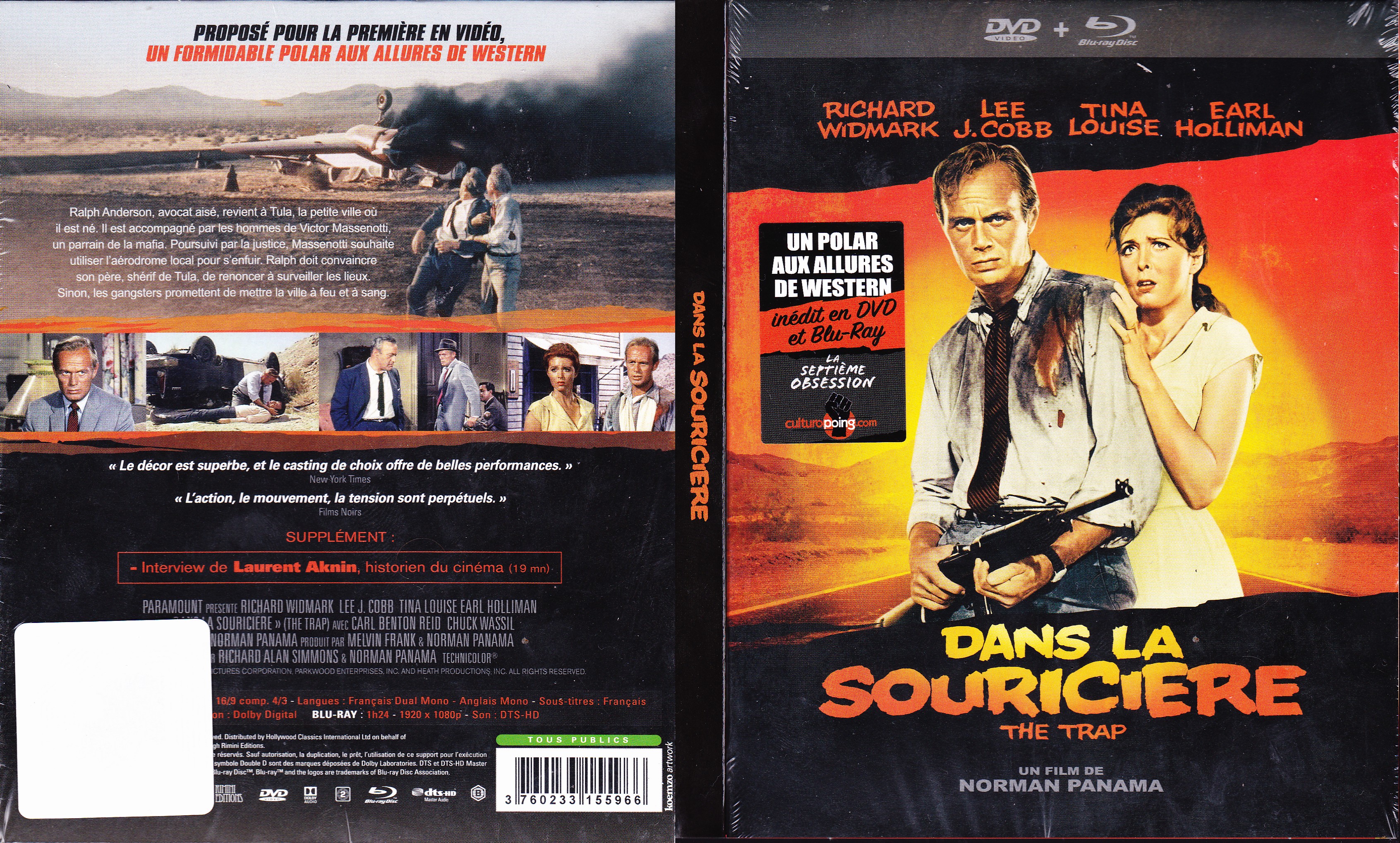 Jaquette DVD Dans la souricire (BLU-RAY)