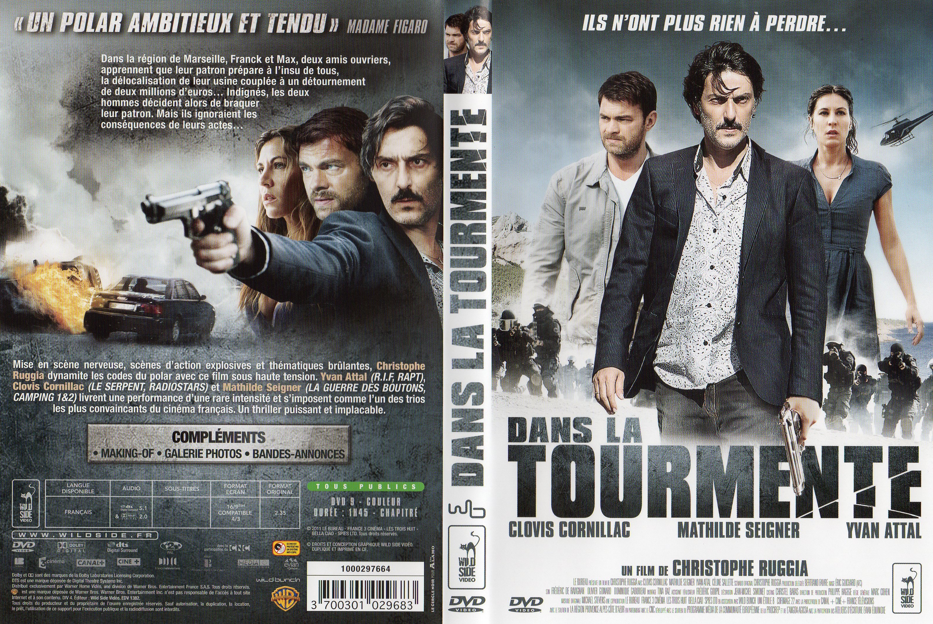 Jaquette DVD Dans la tourmente