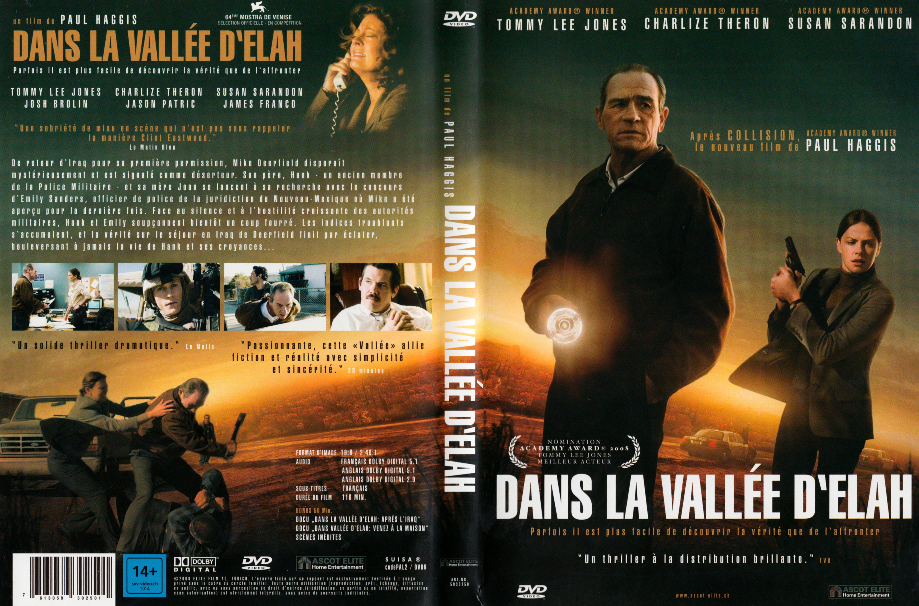 Jaquette DVD Dans la valle d