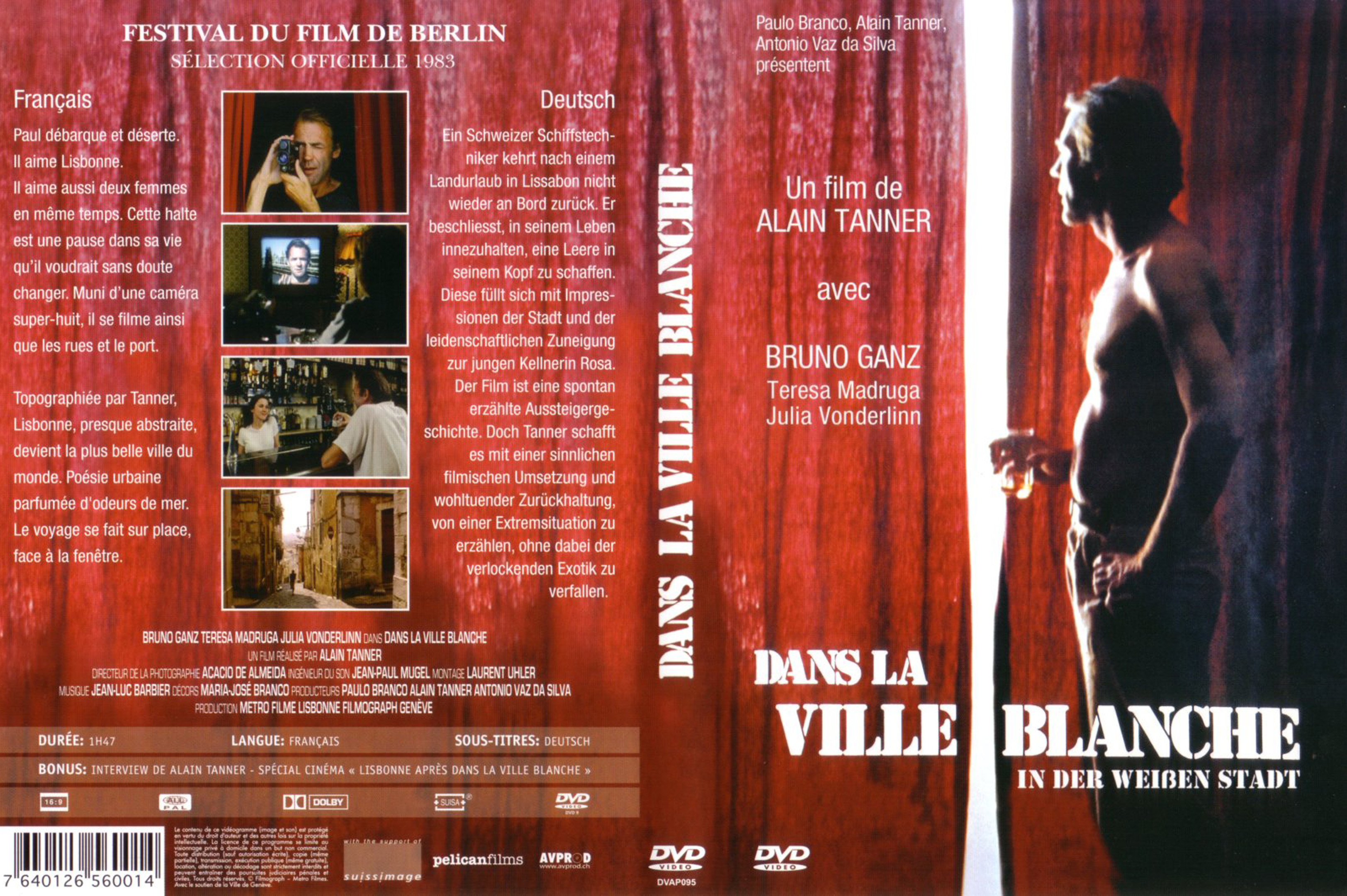 Jaquette DVD Dans la ville blanche