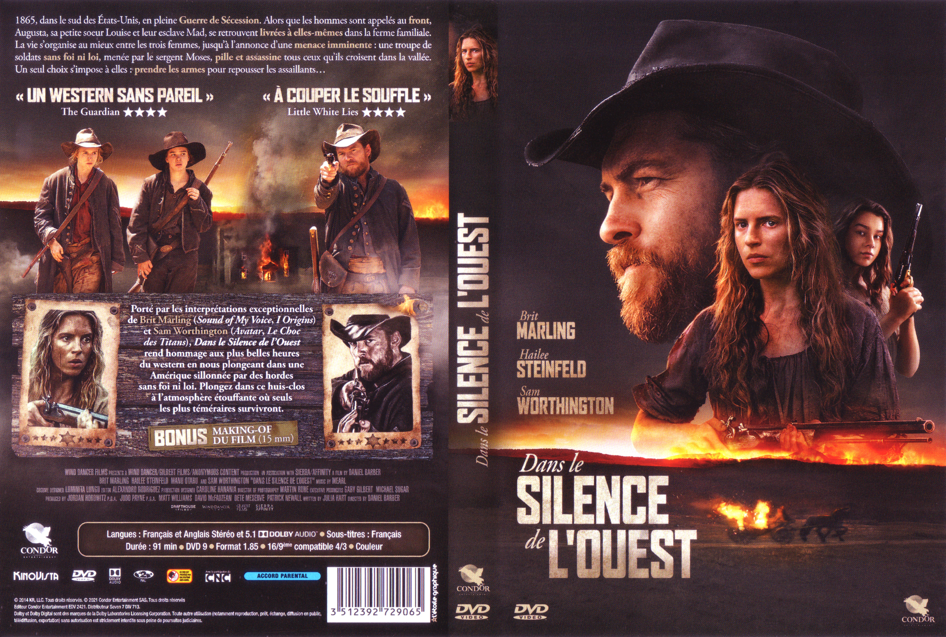 Jaquette DVD Dans le silence de l