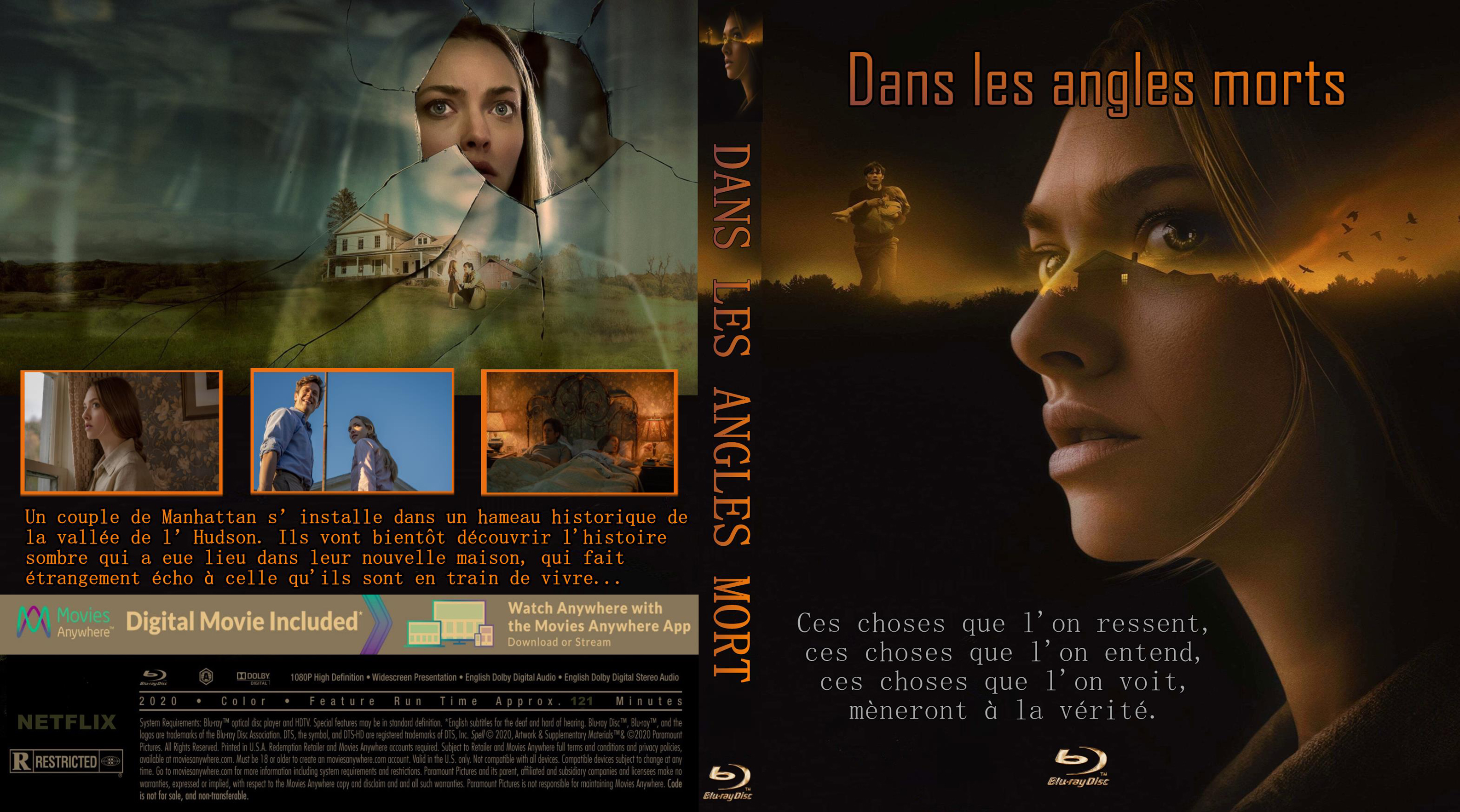 Jaquette DVD Dans les angles mort custom (BLU-RAY)