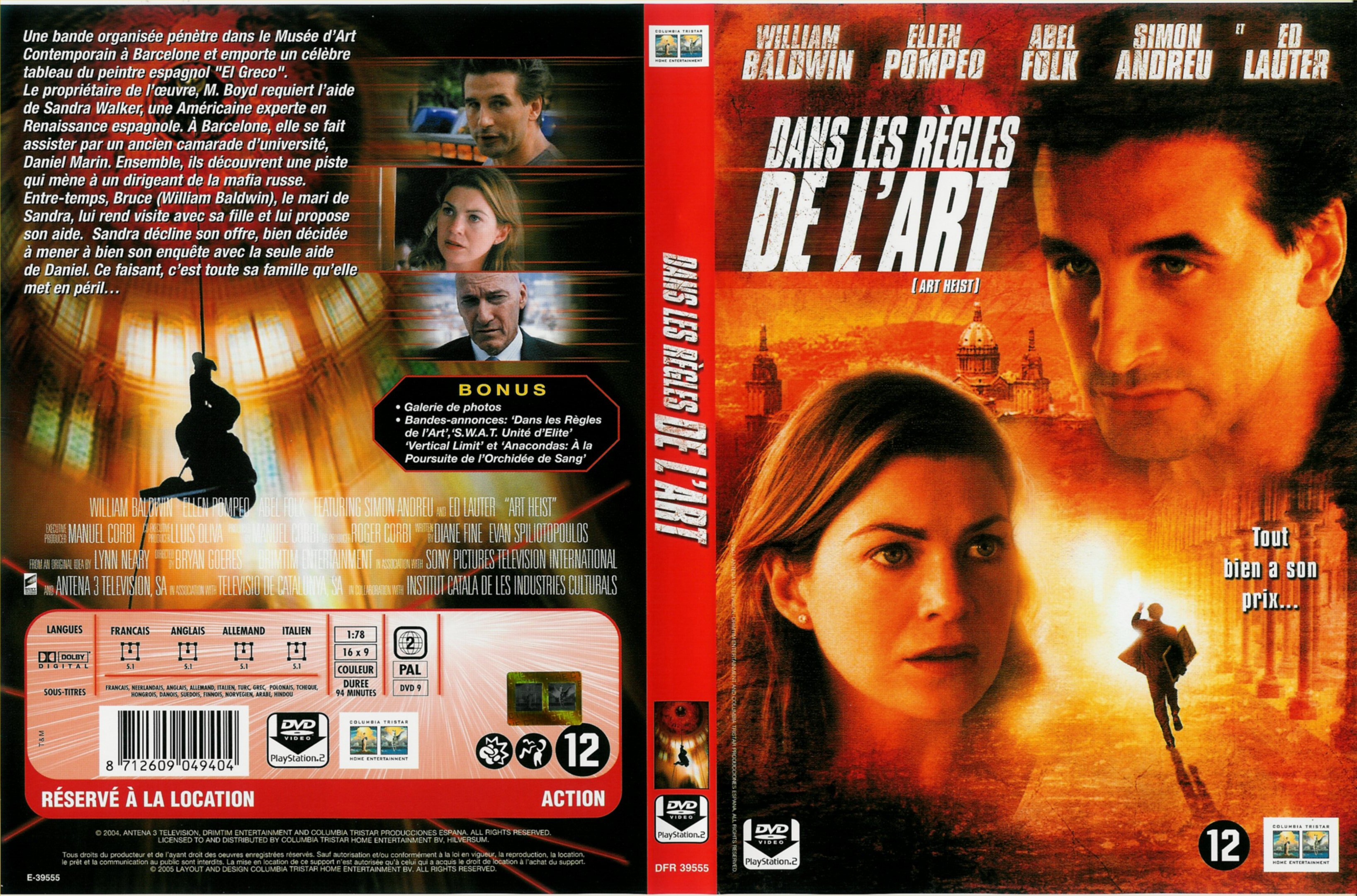 Jaquette DVD Dans les rgles de l