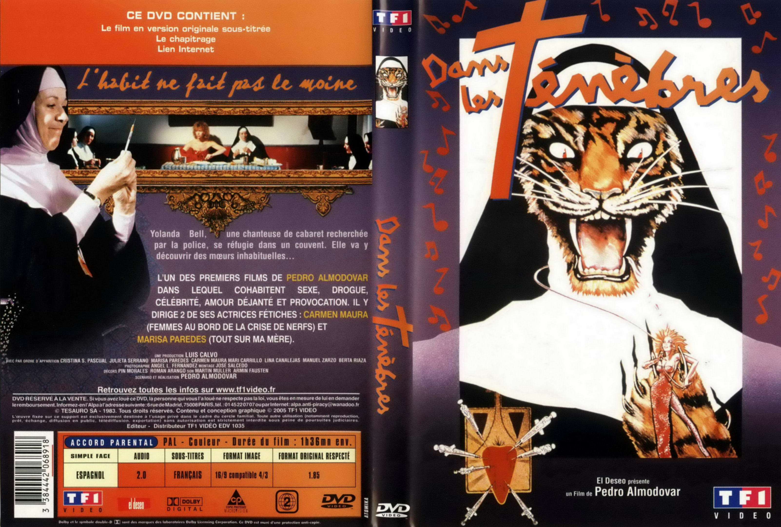 Jaquette DVD Dans les tnbres