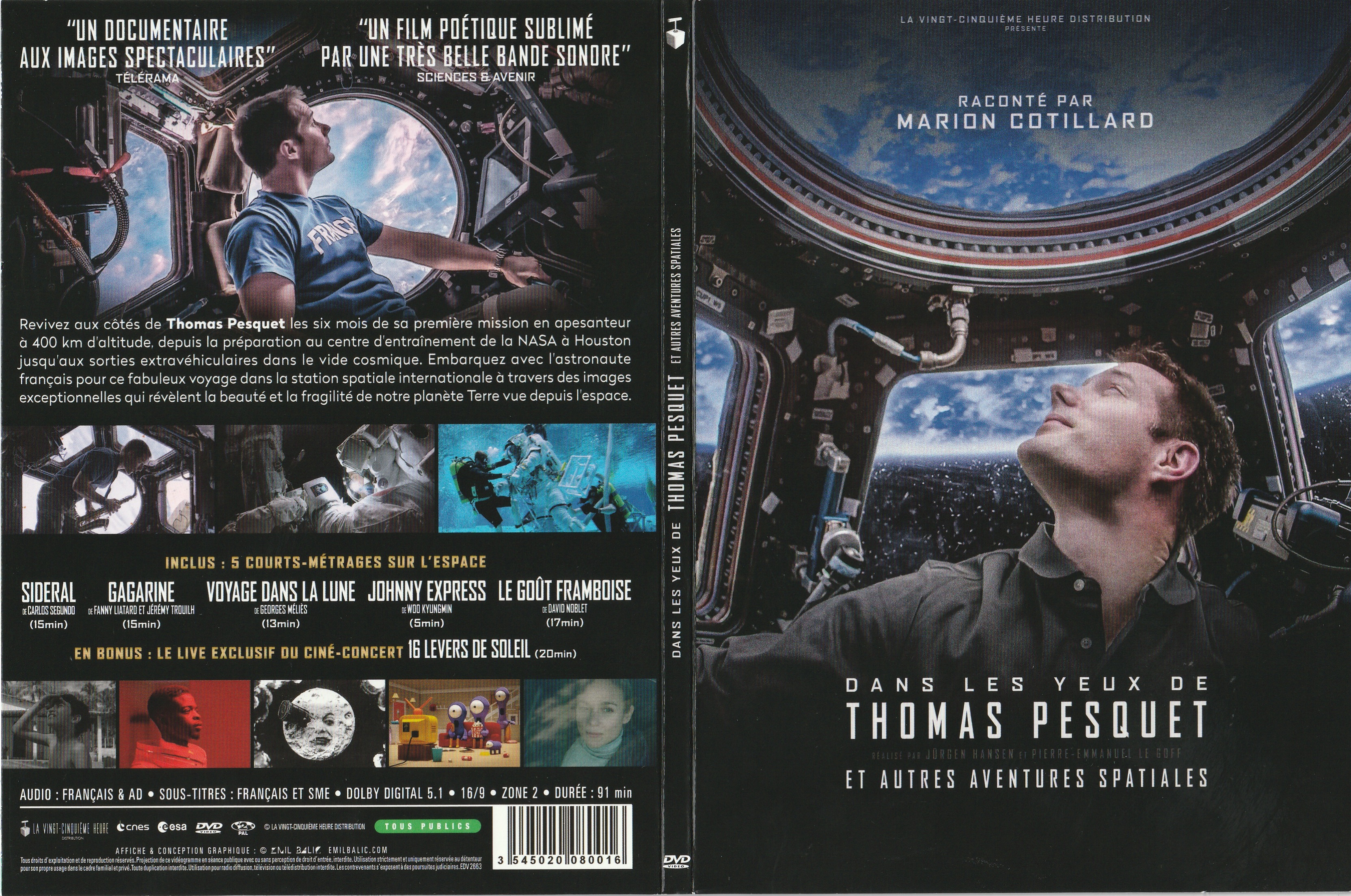 Jaquette DVD Dans les yeux de Thomas Pesquet