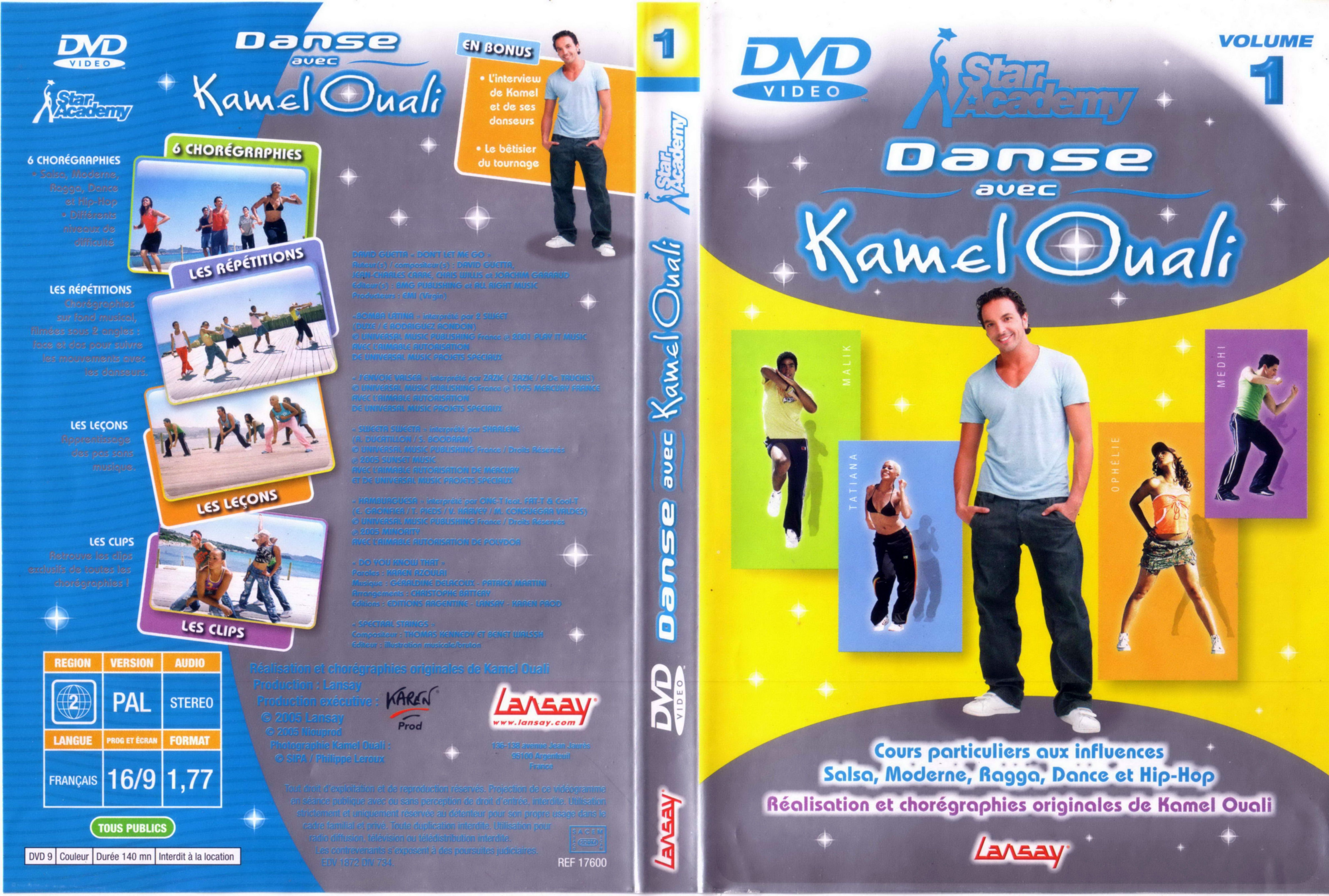 Jaquette DVD Danse avec Kamel Ouali vol 1