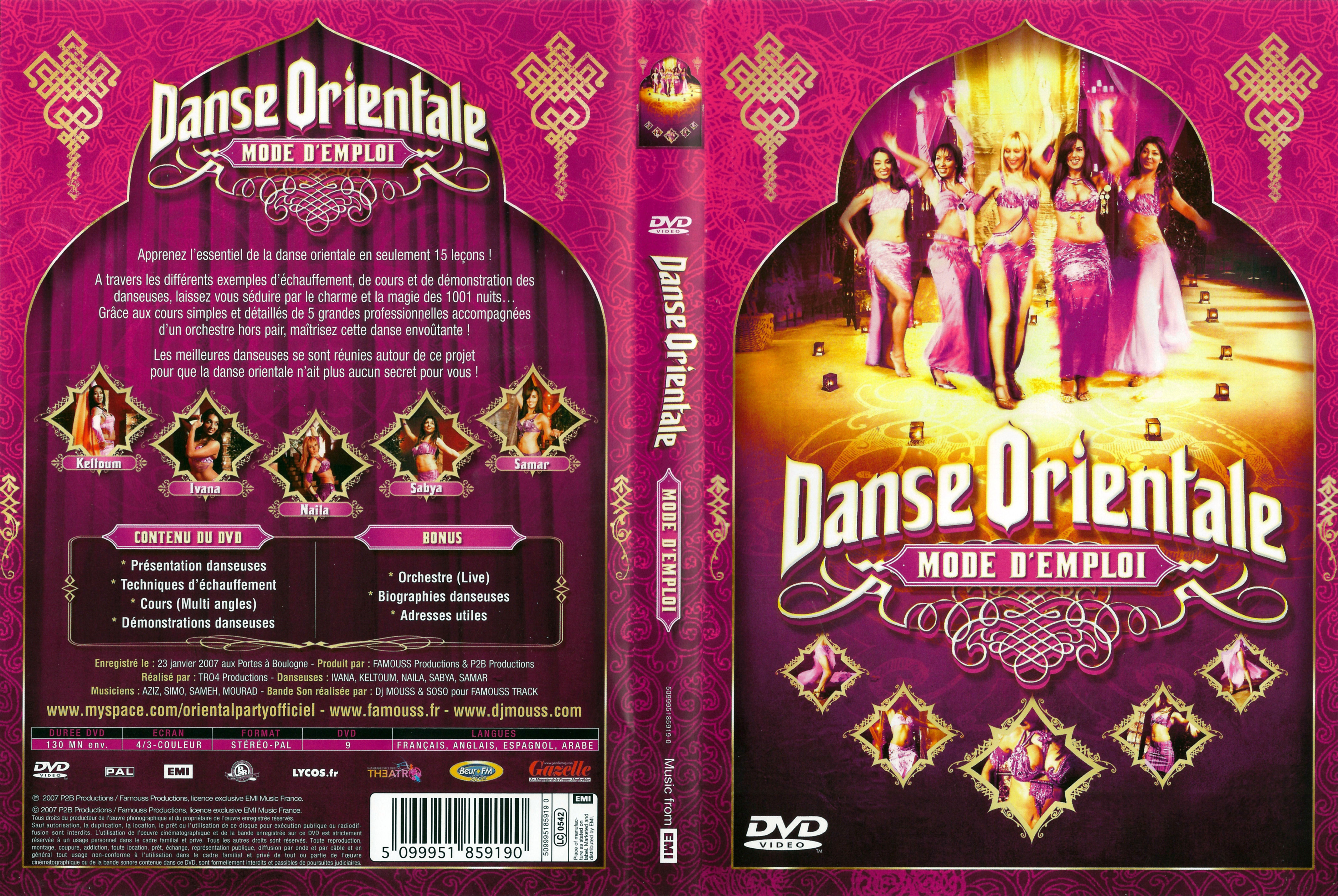 Jaquette DVD Danse orientale mode d